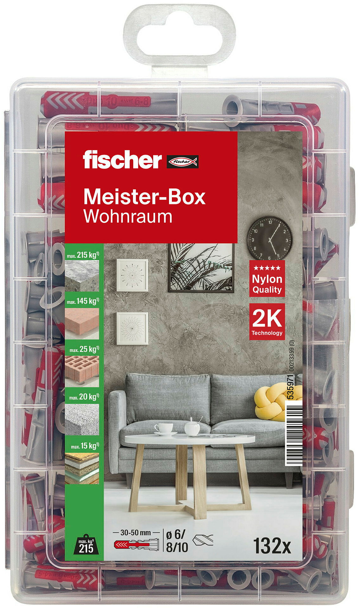 fischer Meister-Box Wohnraum, 132-tlg.