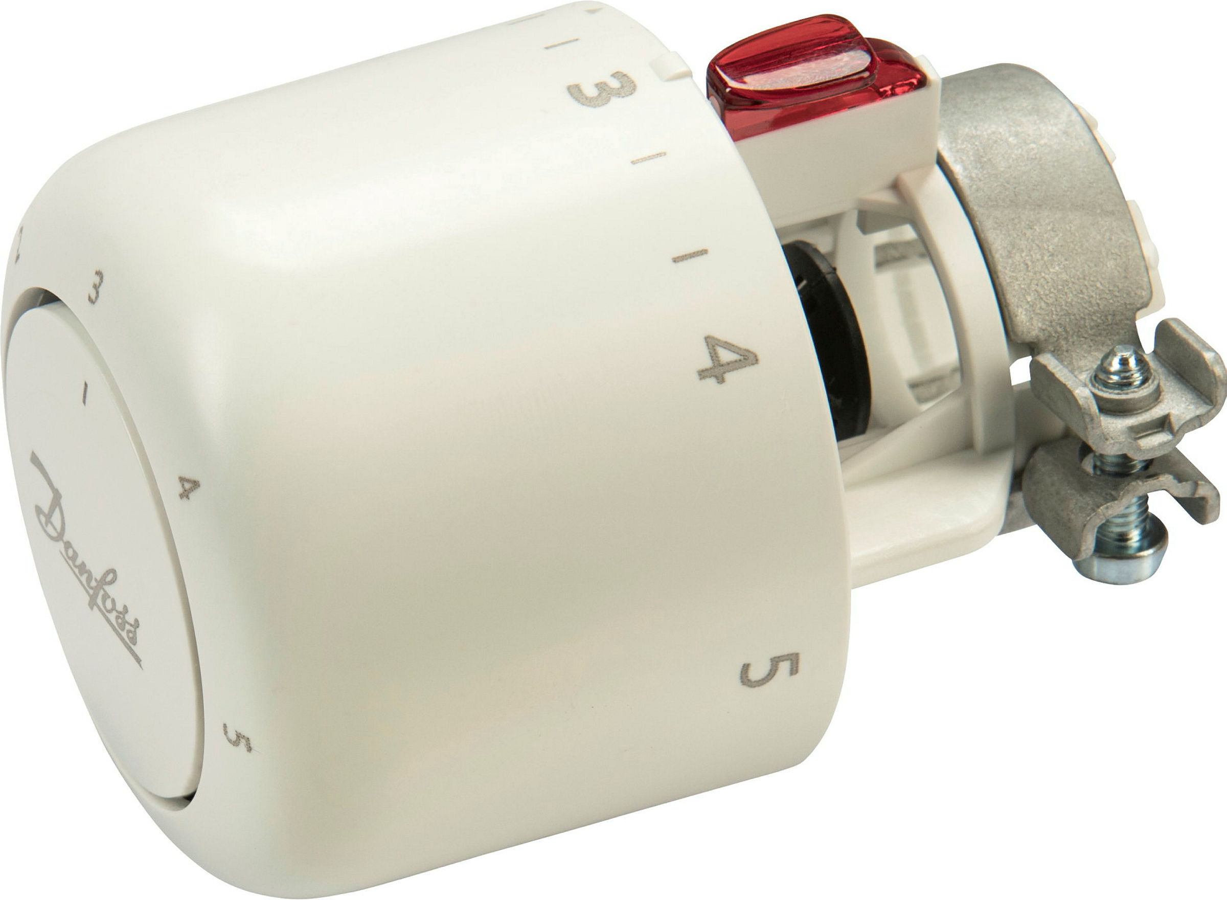 DANFOSS Aero RA/VL Thermostatkopf, Weiß, mit eingebauten Fühler