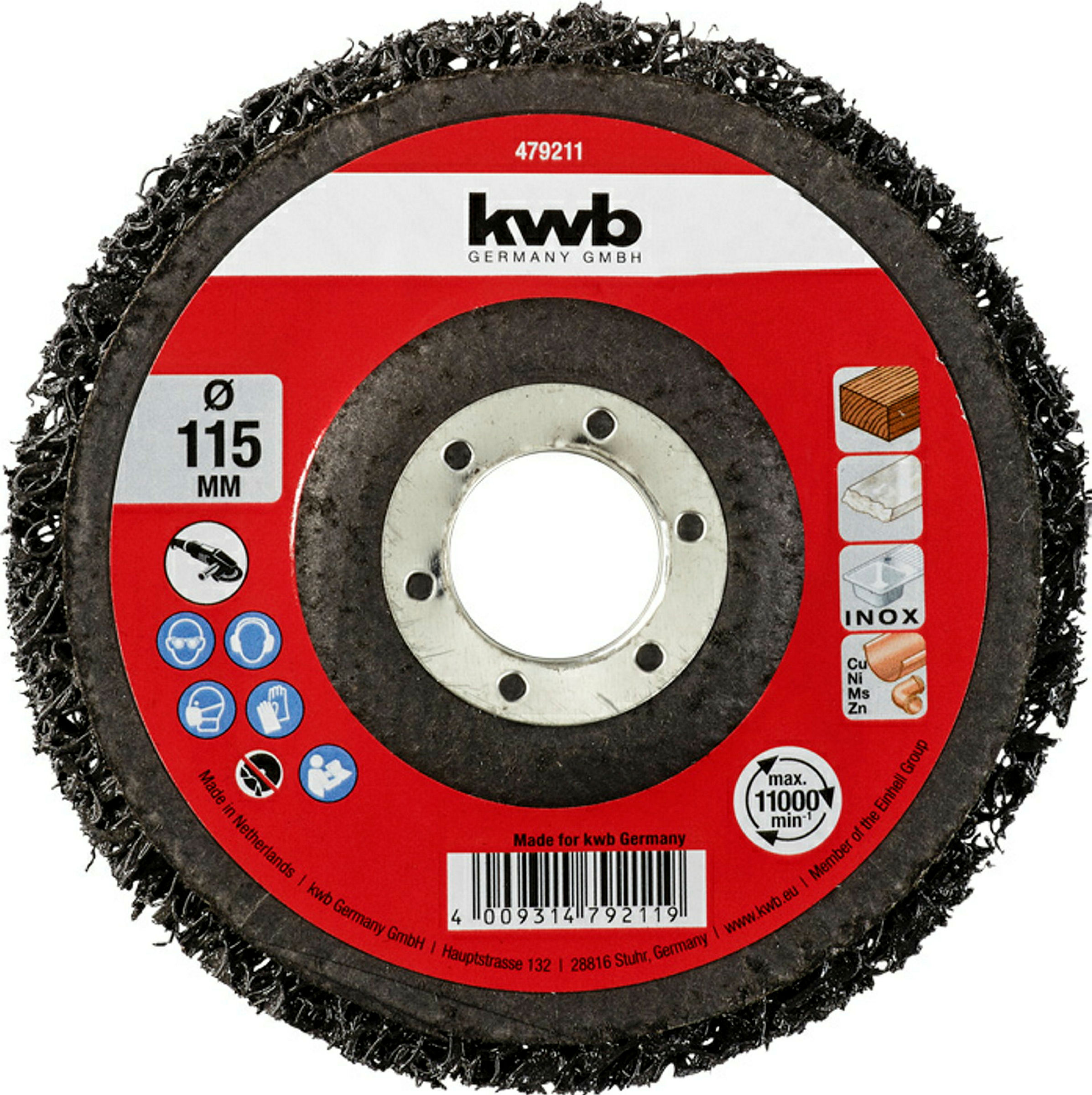 Reinigungsscheiben, Ø 115 mm