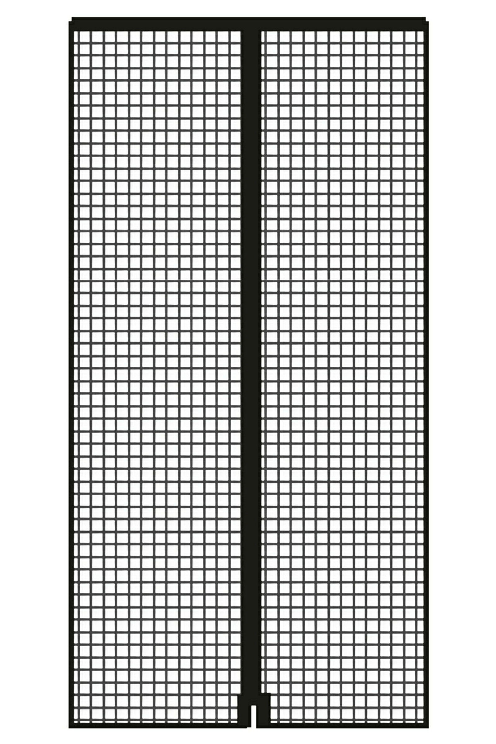 Schellenberg Fliegengitter-Magnetvorhang, 90 x 210 cm, anthrazit