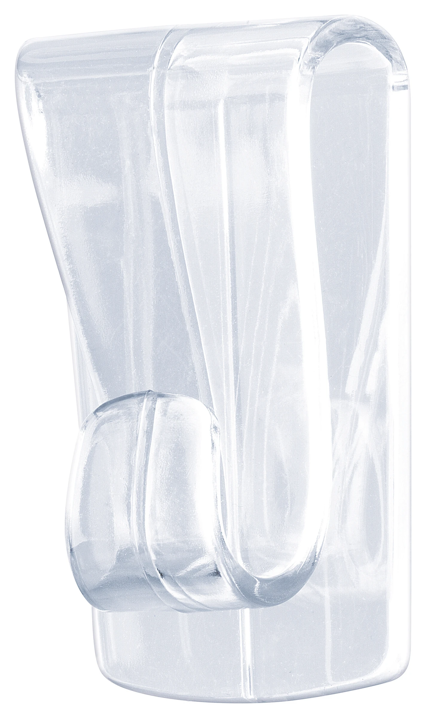 tesa® Powerstrips Deco-Haken, transparent, für max. 1kg, mit 2 Haken