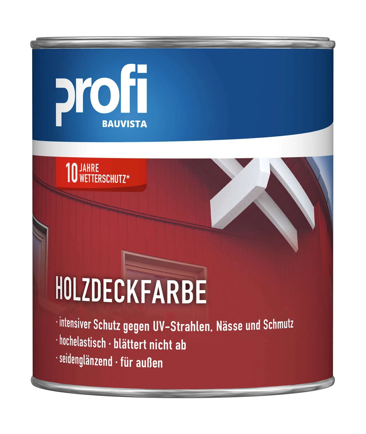 PROFI Holzdeckfarbe Weiß 750 ml