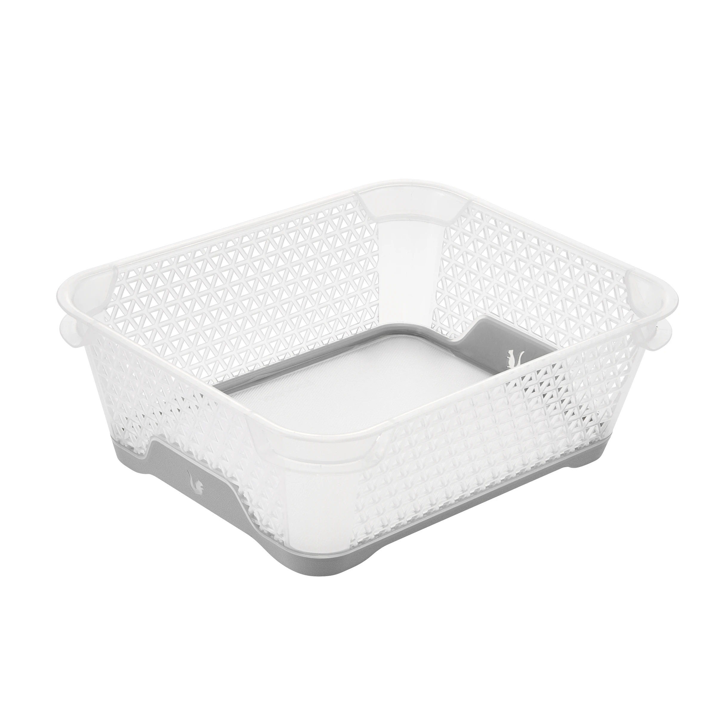 keeeper Stapelkorb, Rutschfest, DIN A6, 20 x 16 x 7 cm, Jonas, Nordic Grey