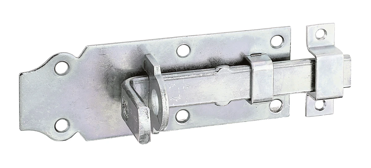 Schlossriegel, ger. m.Schlaufe 100x44x16 mm, vz-disp.