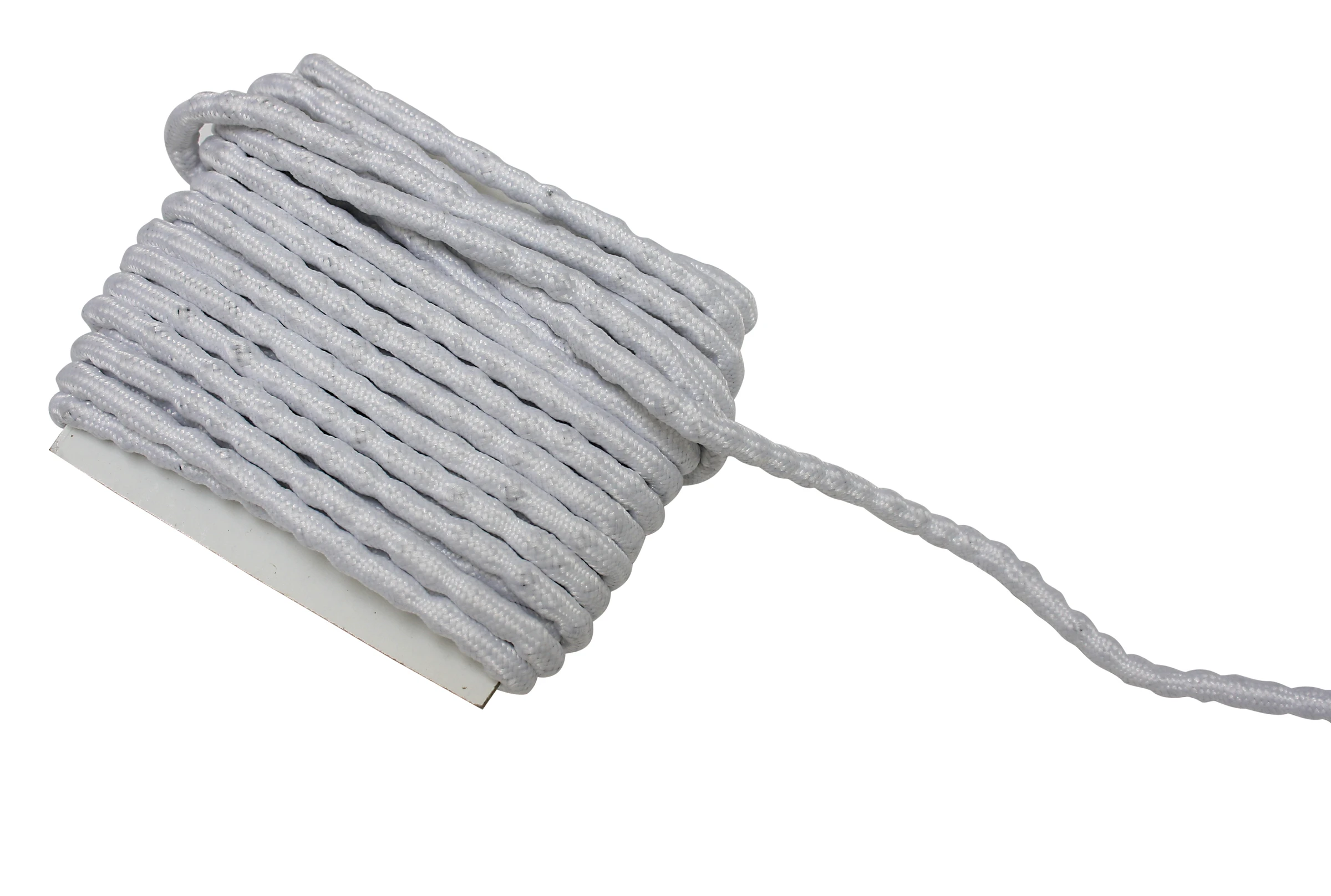Beschwerungsband für Gardinen, 5 Meter, weiß