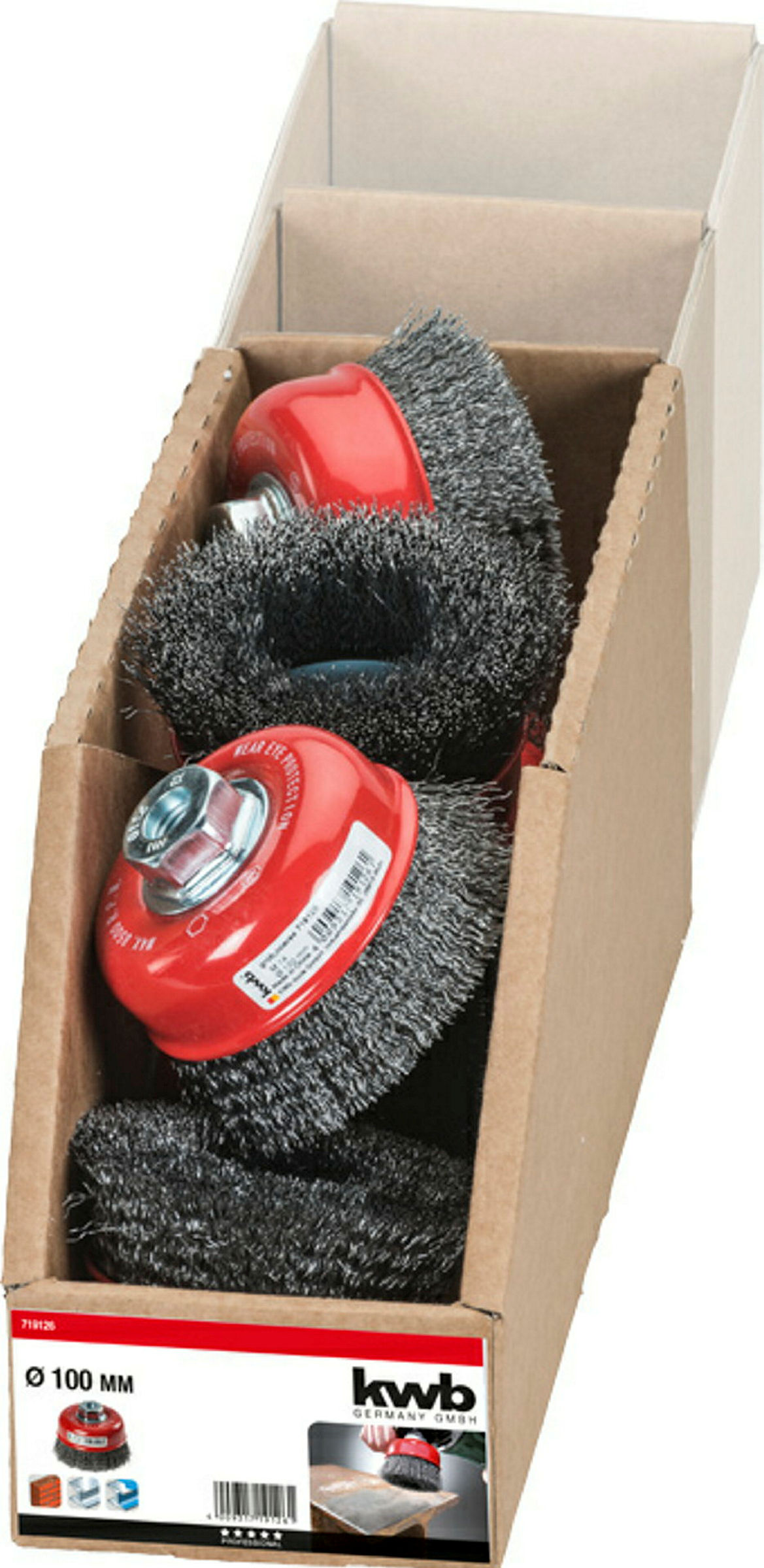 AGGRESSO-FLEX® Topfbu rste, HSS Stahldraht, gewellt, Ø 100 mm