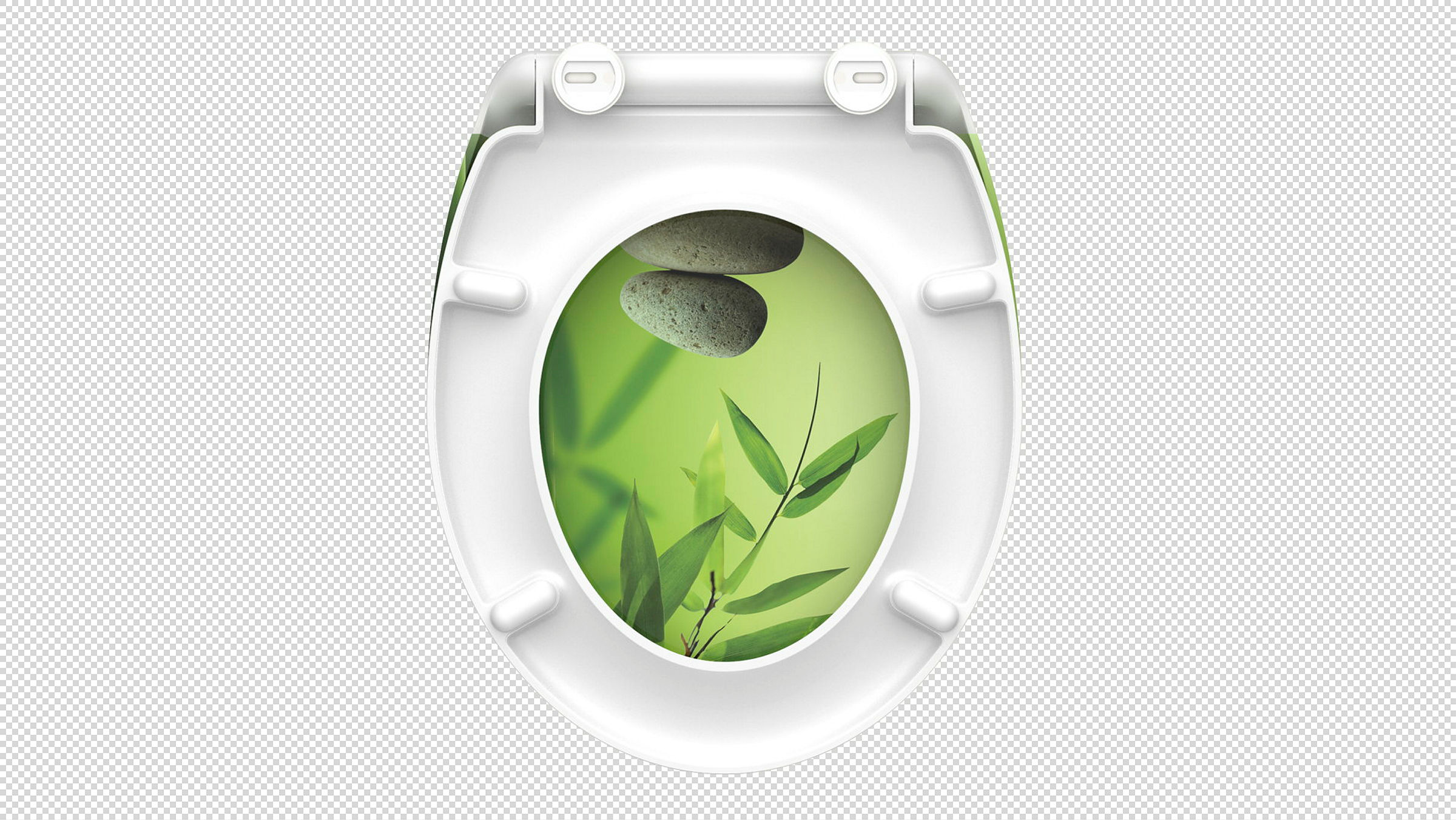 Duroplast WC-Sitz GREEN GARDEN, mit Absenkautomatik und Schnellverschluss