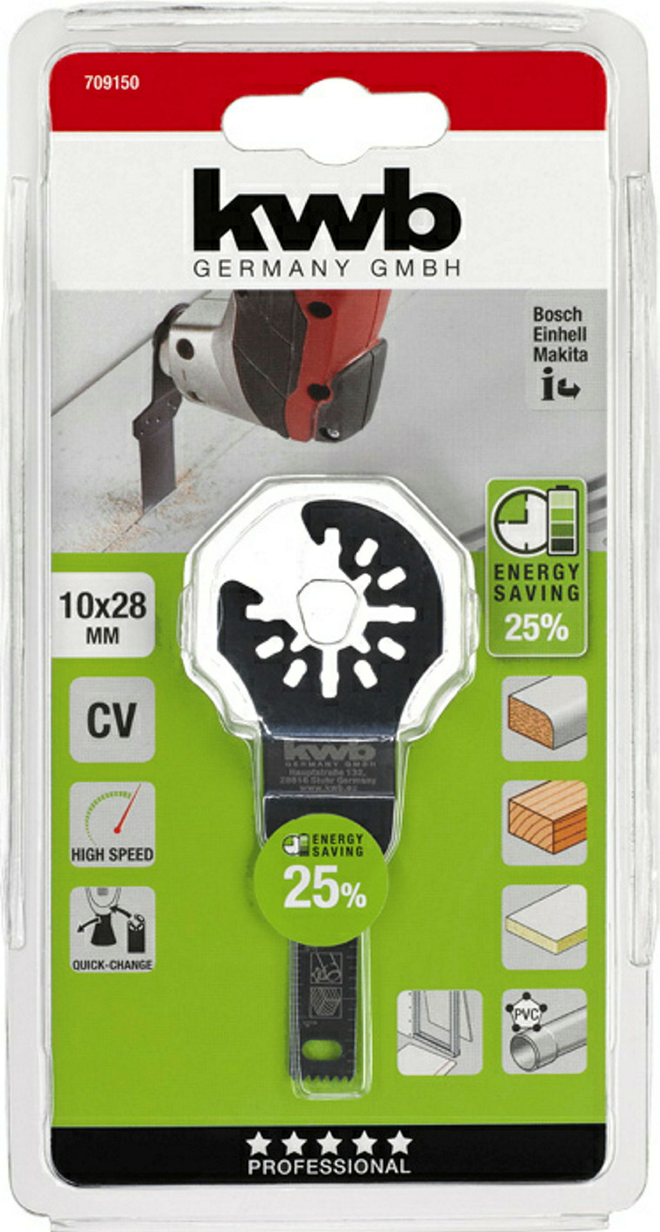 Tauchsägeblatt, CV, 10 mm