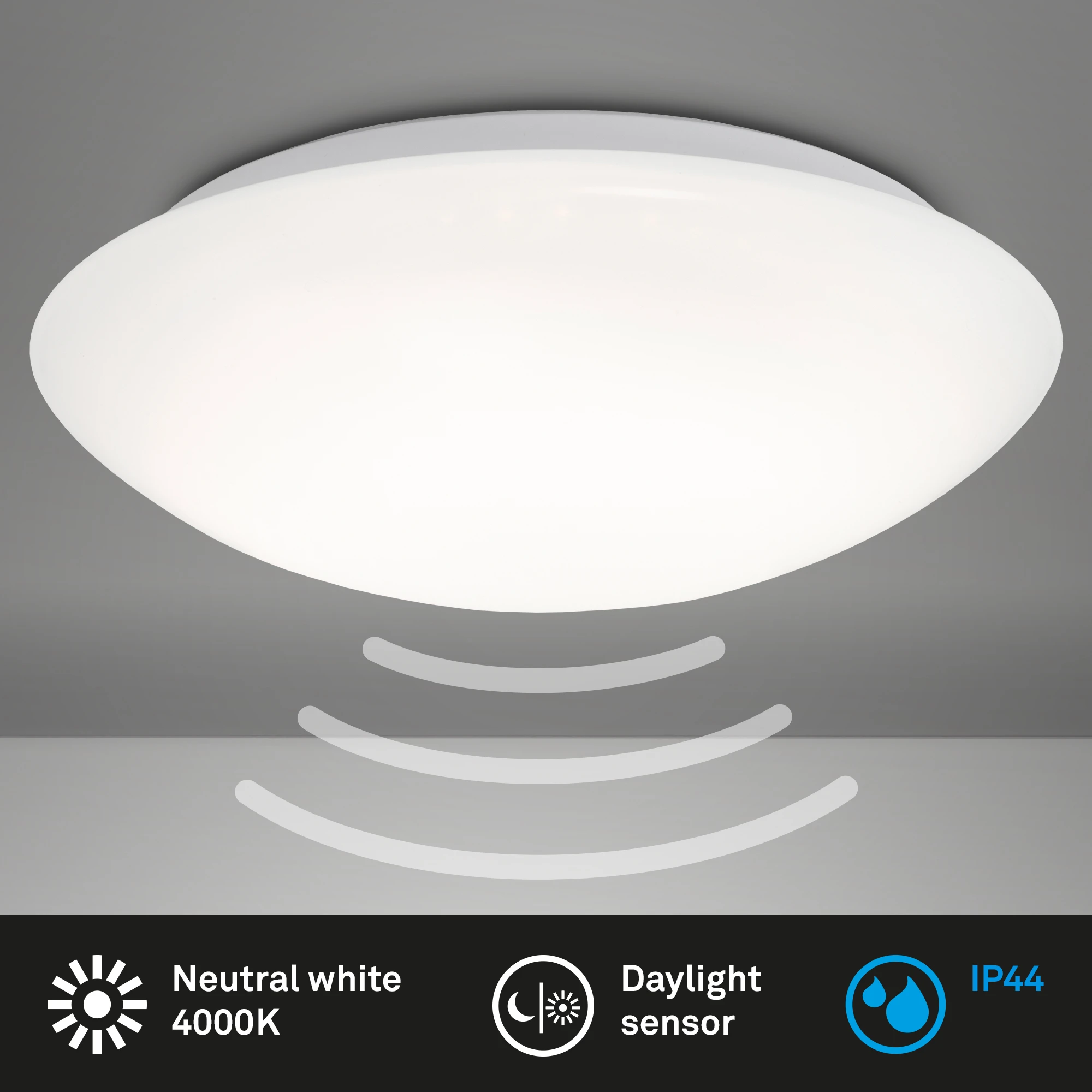 Sensor LED Deckenleuchte, weiß, 1xLED-Platine/15W