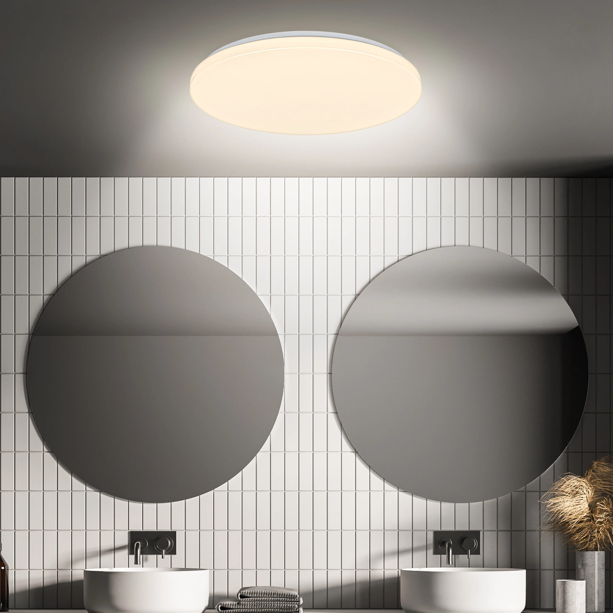 WALK LED ceiling light,sensor,Weiß, LED/13W, IP54