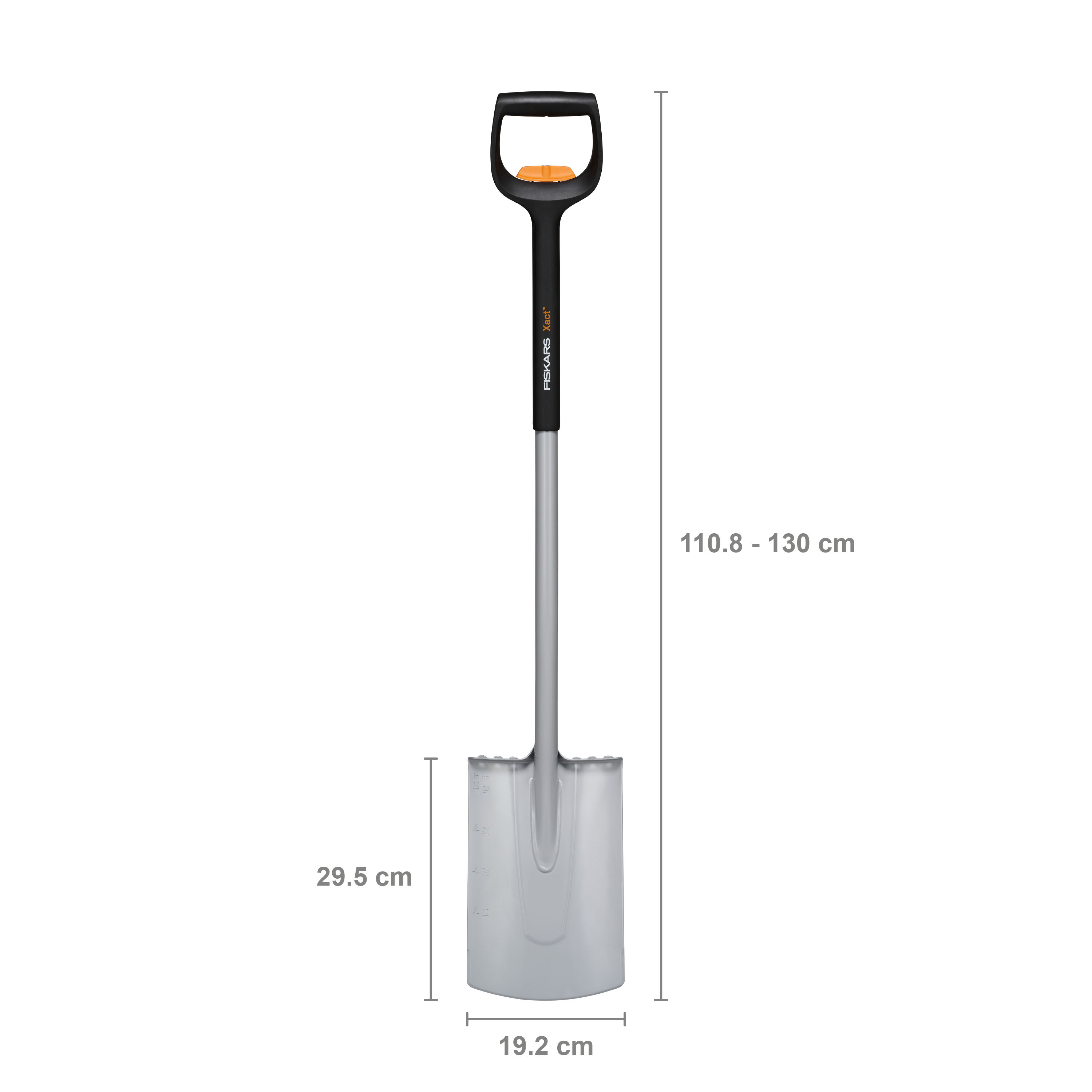 Fiskars Xact Teleskop Spaten Rund Xact Teleskop Spaten Rund