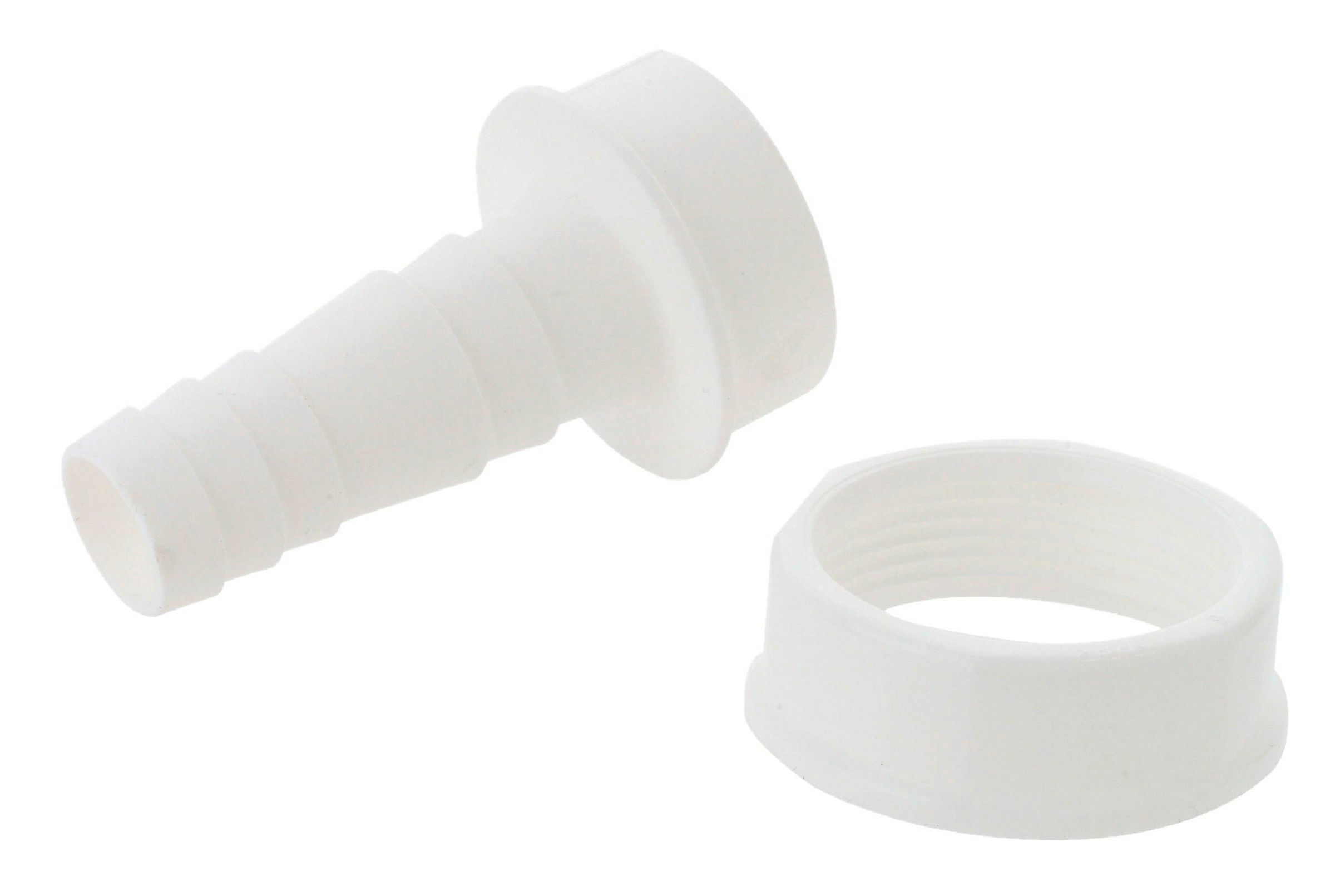 KS Geräteanschluss, Weiß, 1 1/2''IG x 3/4''T, für Waschgeräte-Siphon