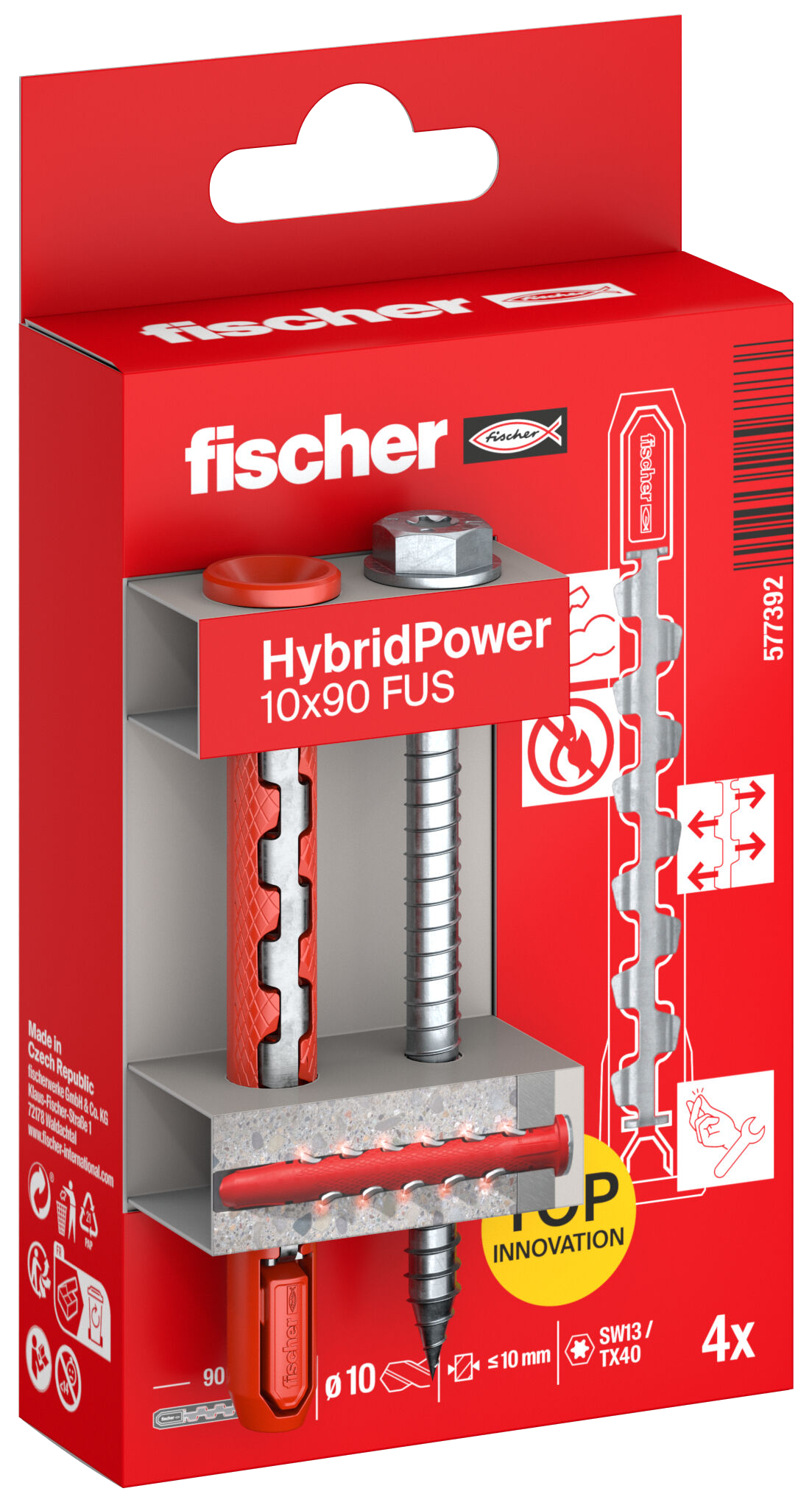 fischer HybridPower 10 x 90 FUS K