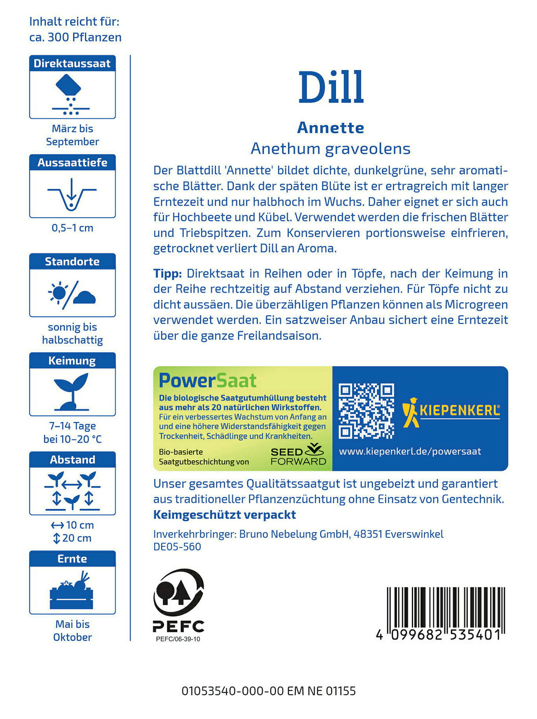 Kiepenkerl Dill Annette, PowerSaat