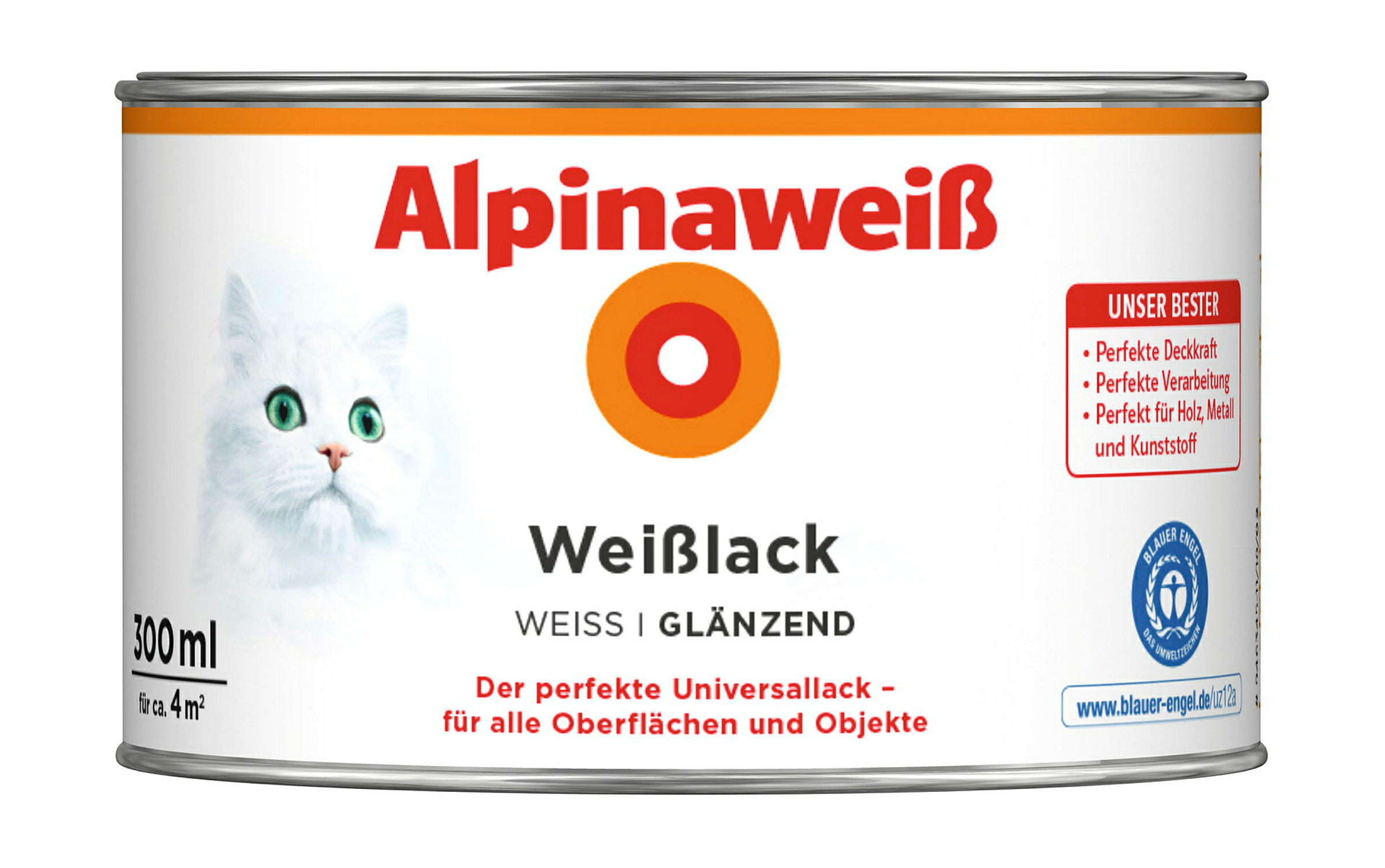 Alpina Weißlack 300ml glänzend