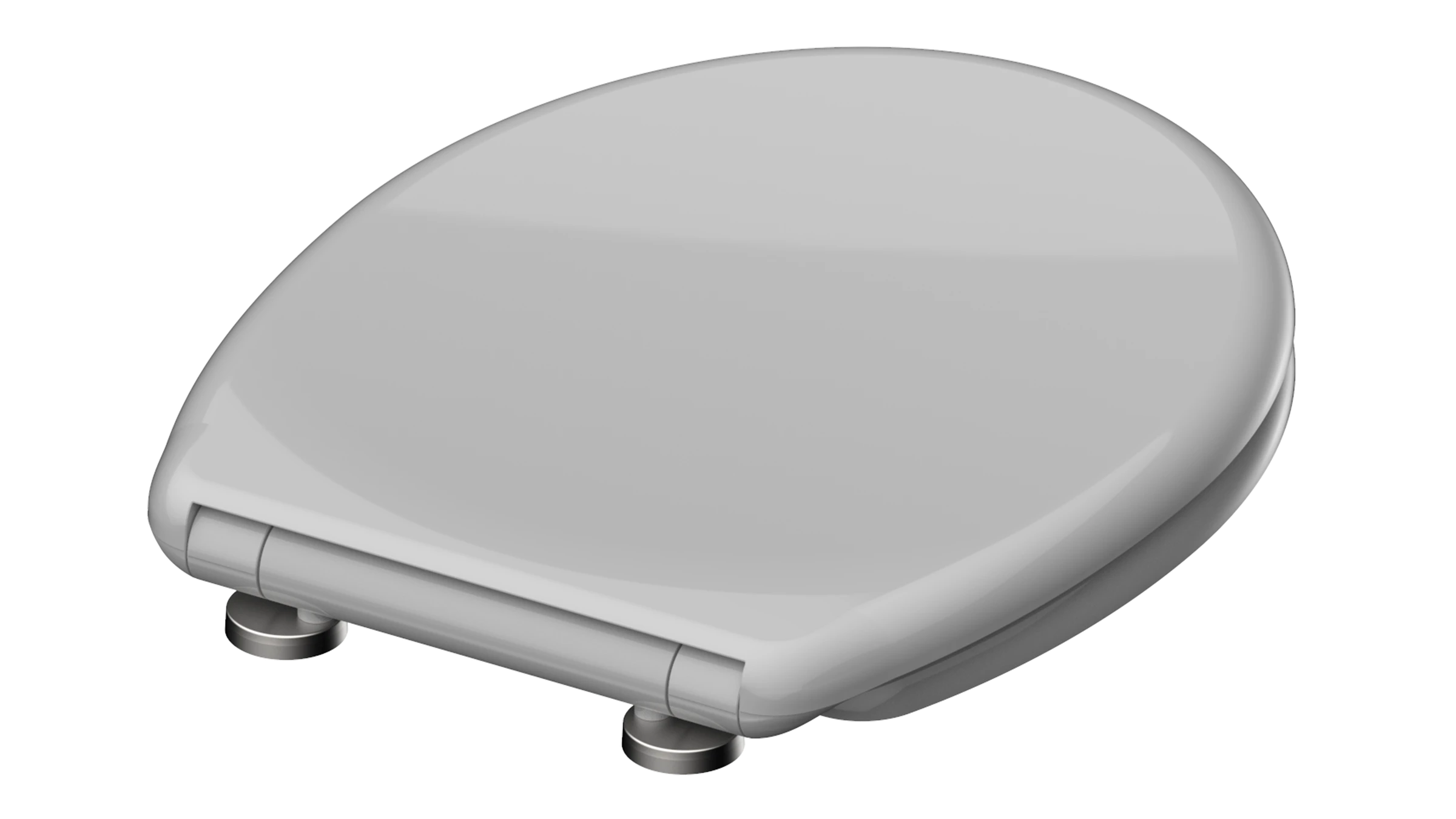 Duroplast WC-Sitz GREY, mit Absenkautomatik und Schnellverschluss