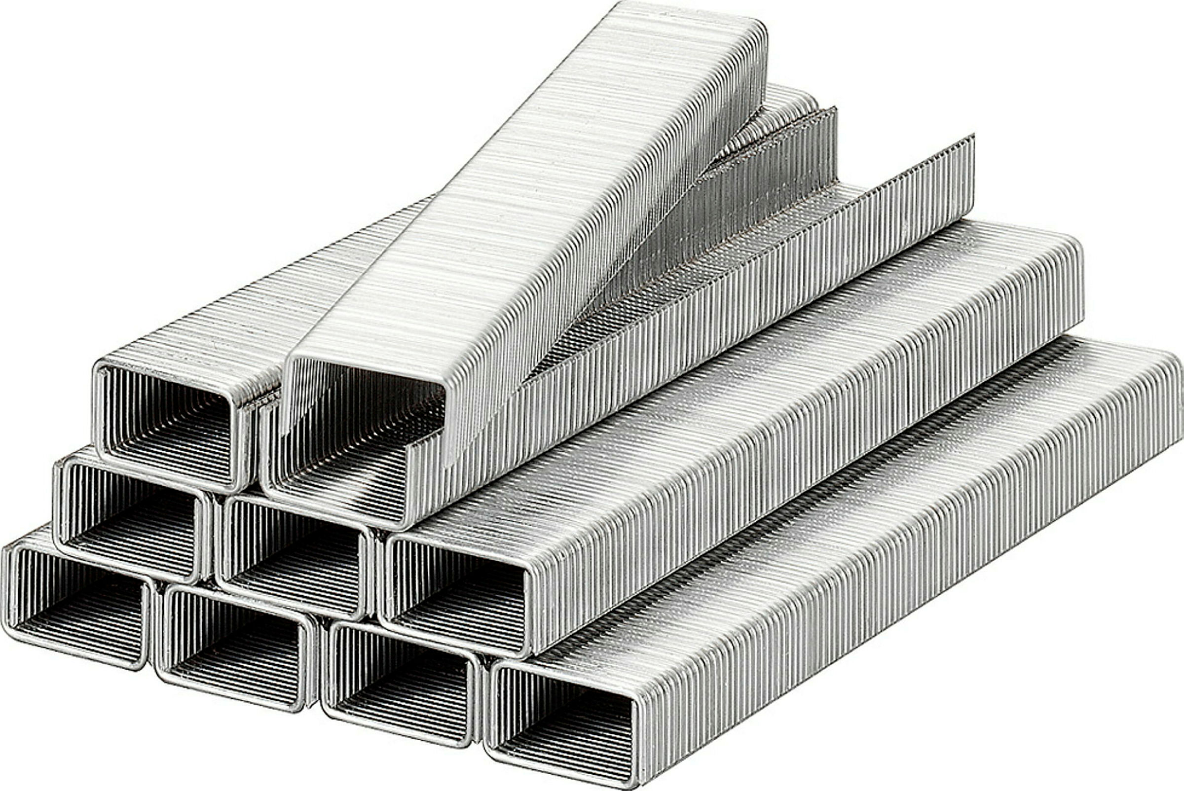 Klammern, 10,6 mm x 10 mm, Feindraht, Stahl, 1200 Stk.