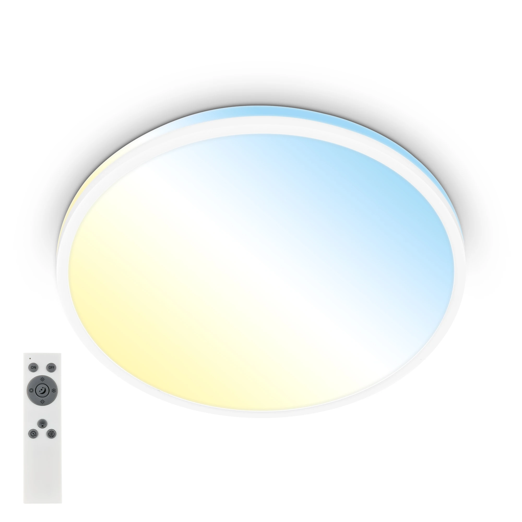 LANA CCT LED Deckenleuchte, Weiß matt, LED / 22W