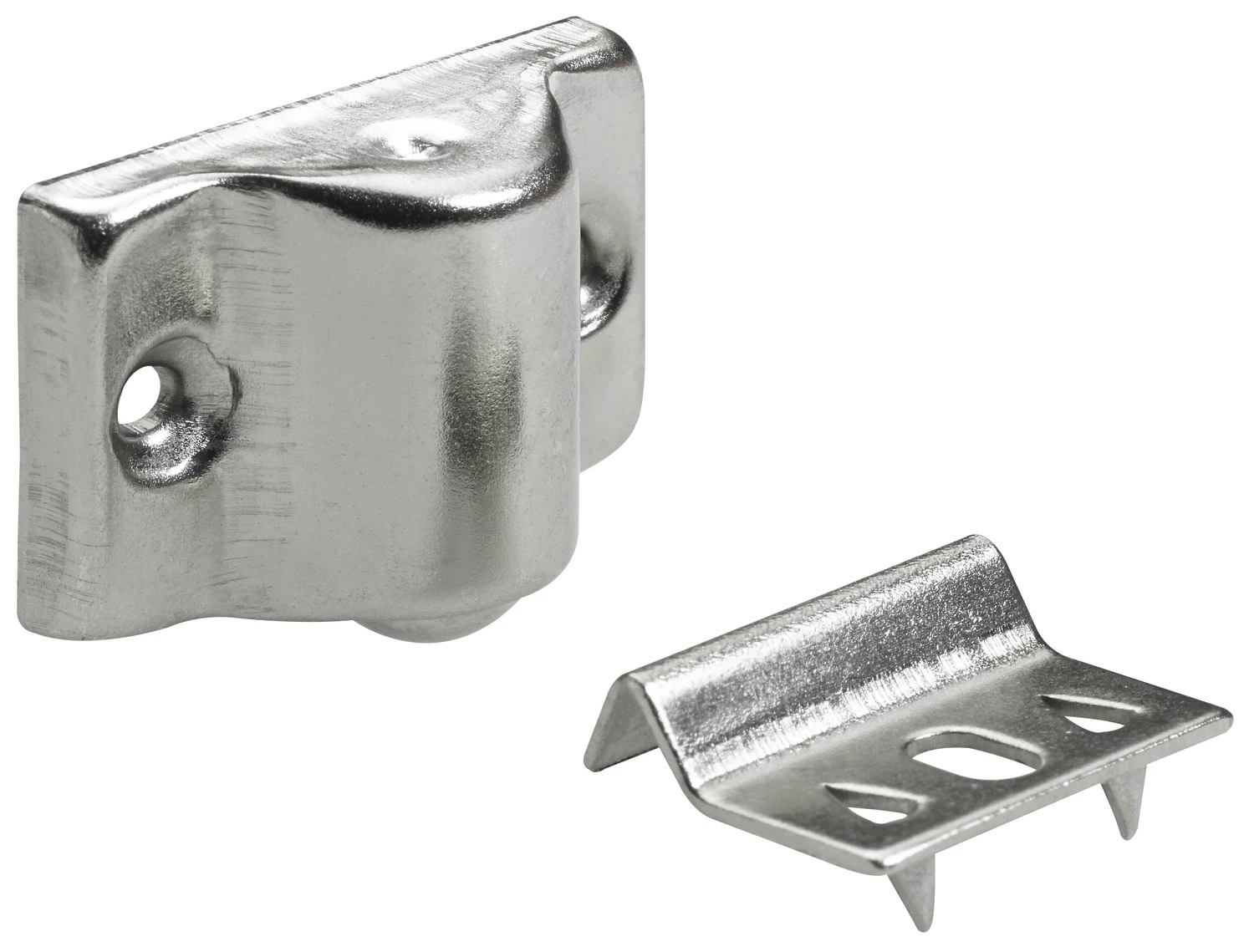 Kugelschnäpper 12x30x20mm vernickelt, 2 Stück