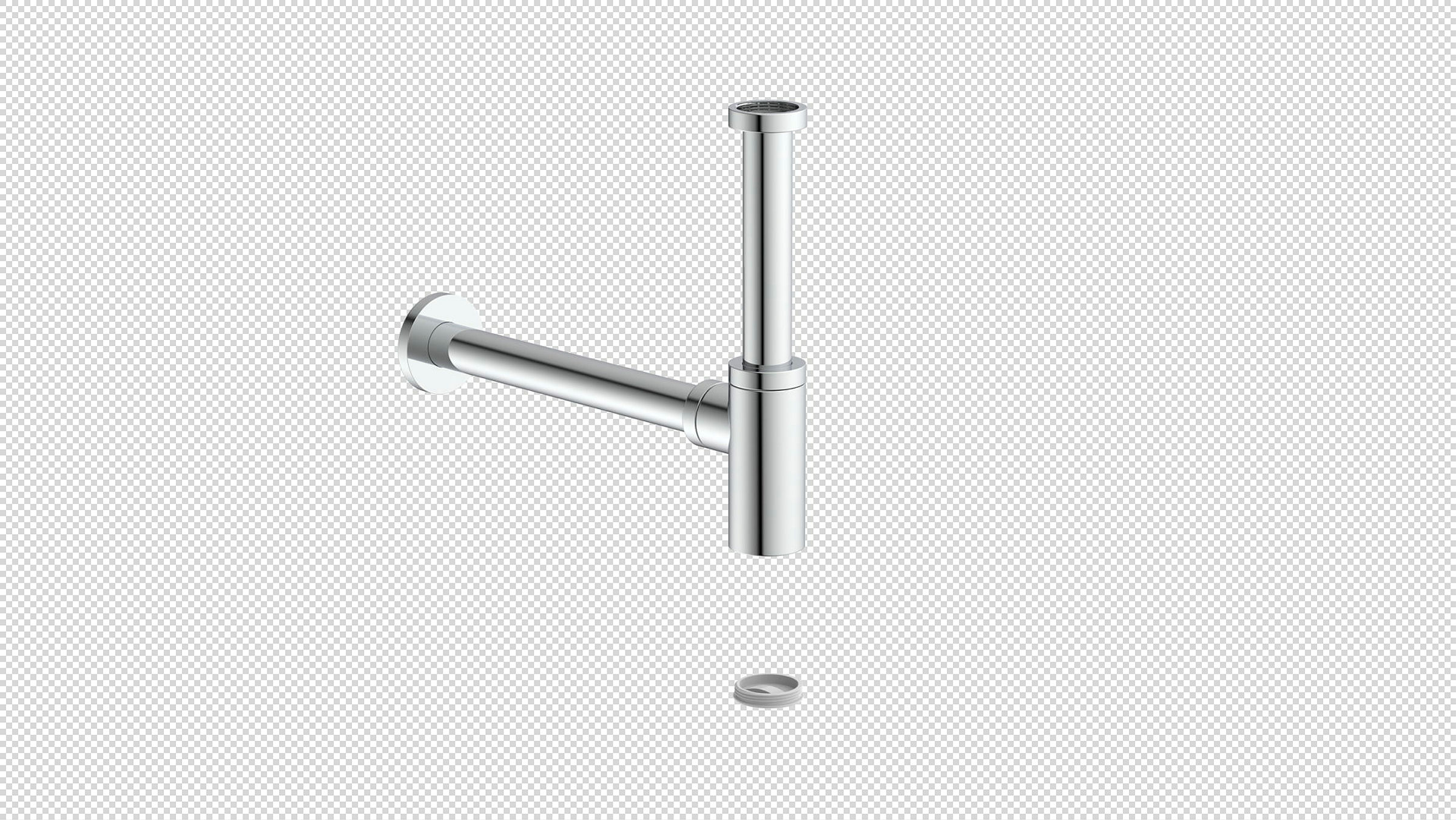 DS-5WK Flaschensiphon, Chrom, 1 1/4'' x 32 mm