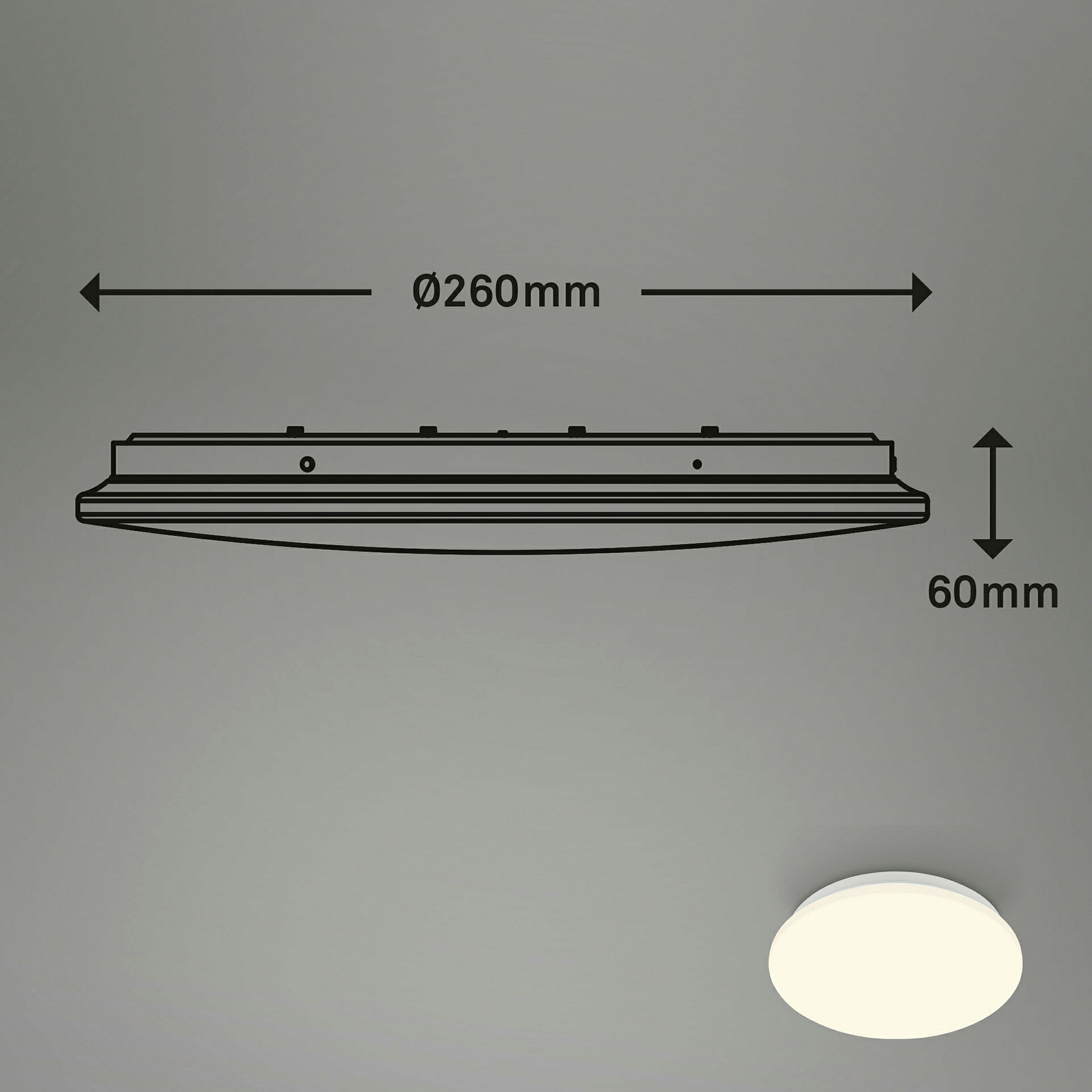 LED Deckenleuchte,Sensor,weiß, LED/12W