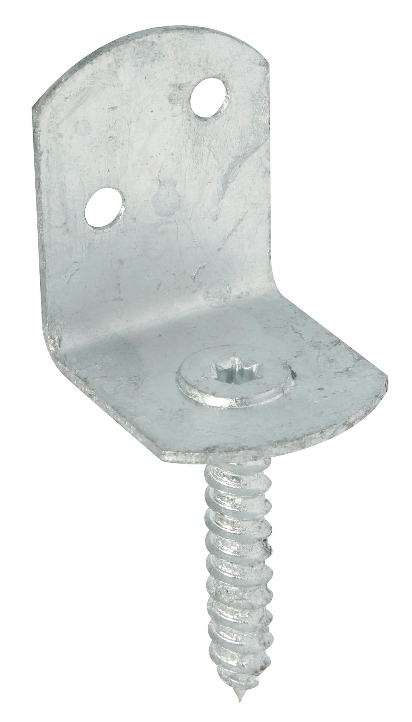 Flechtzaunhalter verzinkt,30,x 30 x 2,5 mm,VE = 100