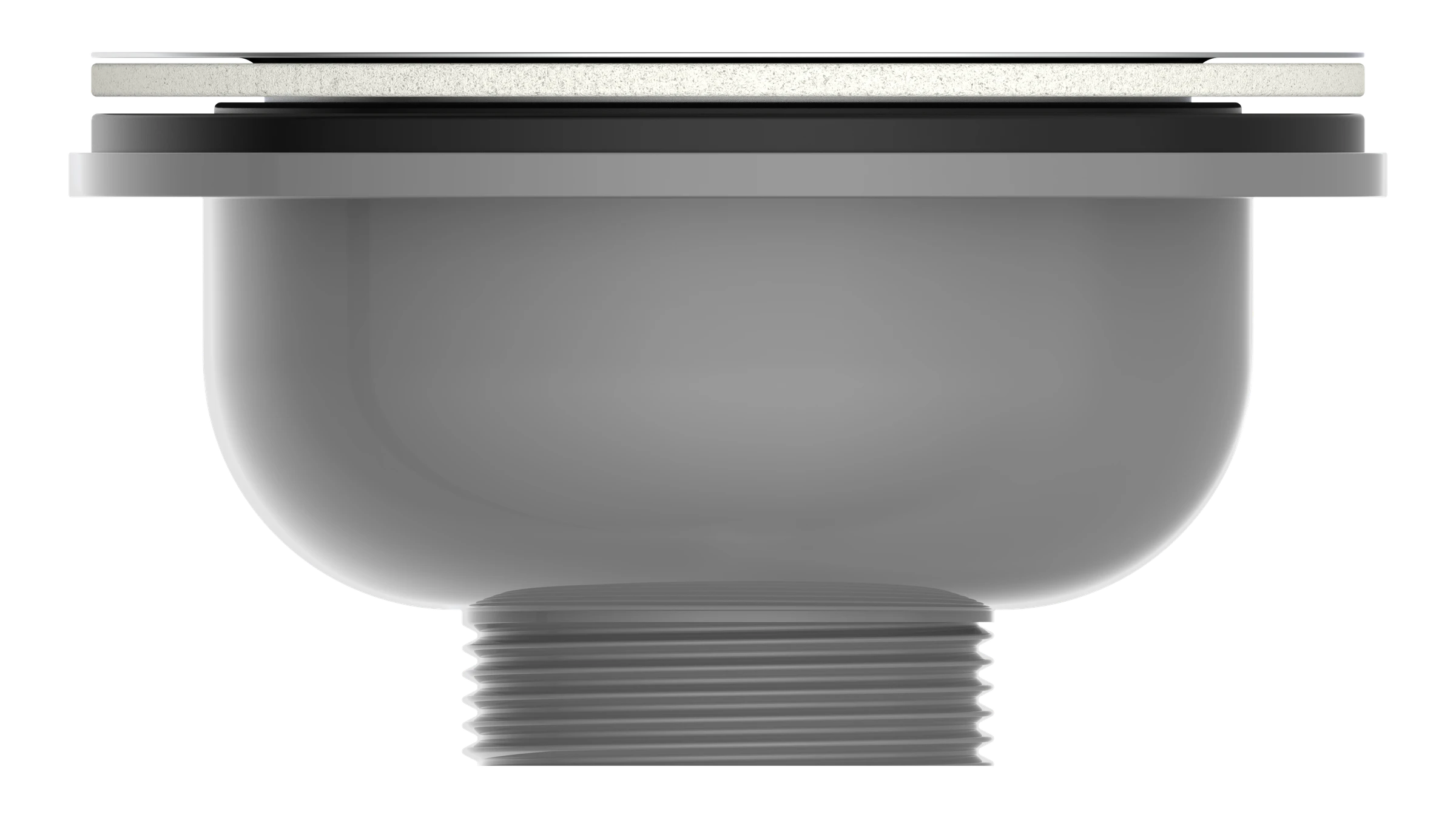 ECO-SAVE KS Korbventil, Grau, 1 1/2''AG, Edelstahl-Ventilkelch & Sieb Ø 114