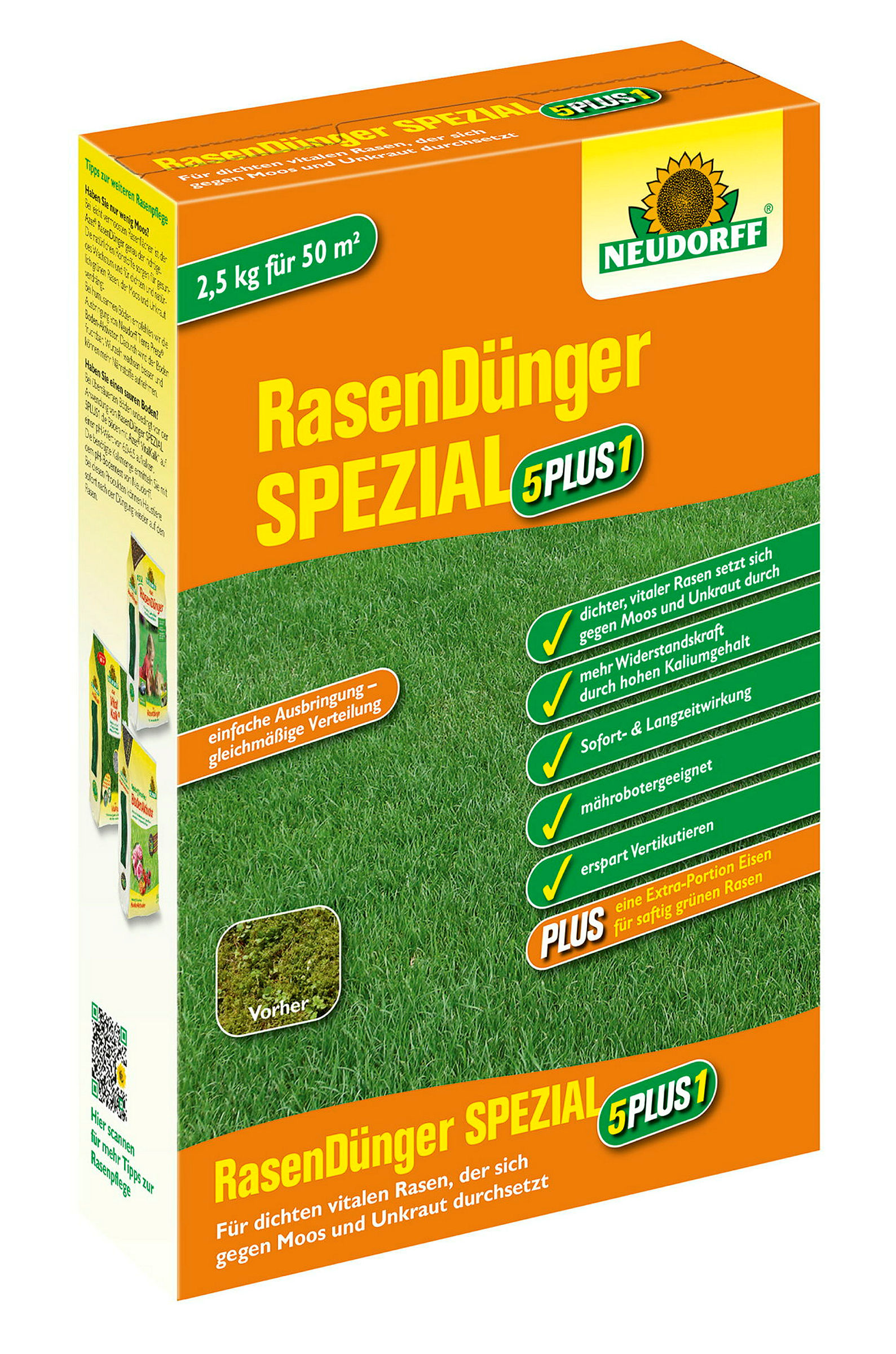 Neudorff RasenDünger SPEZIAL5PLUS1, 2,5 kg