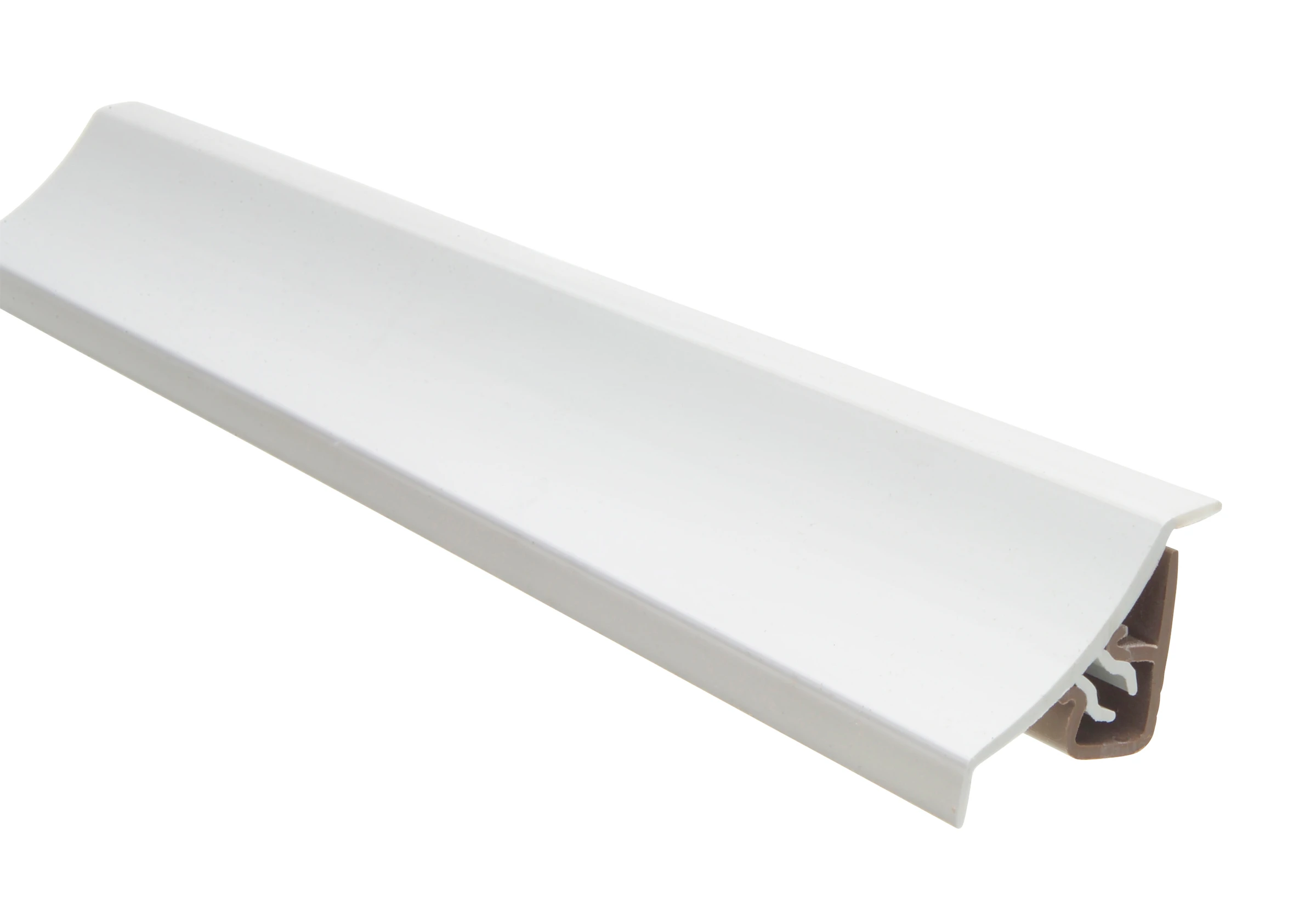 Wandanschlußprofil 260 cm 23x25 Weiß inkl. Befest.
