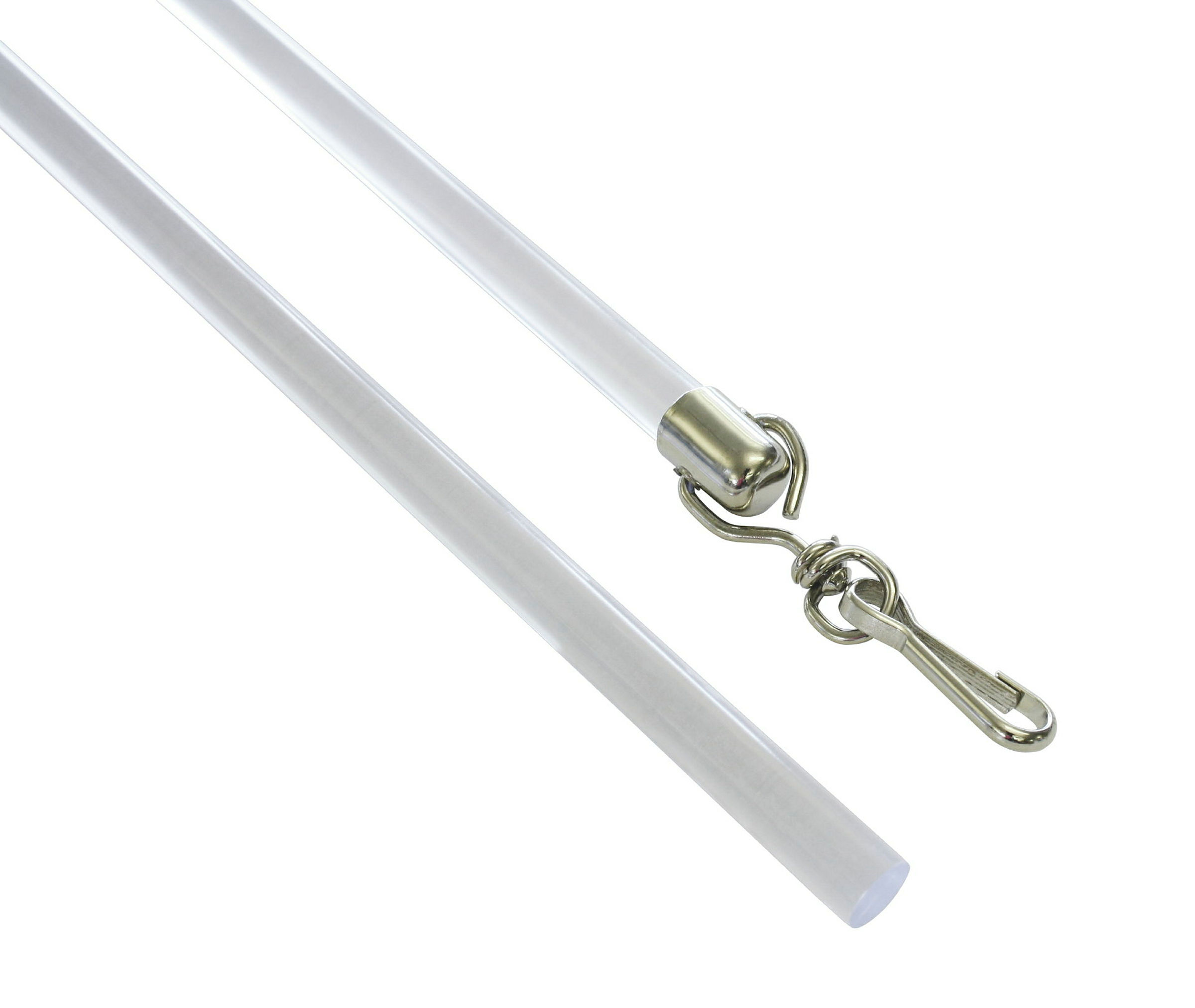 Schleuderstab, Zugstange, für Gardinen und Vorhänge, KS, transparent, 100 c