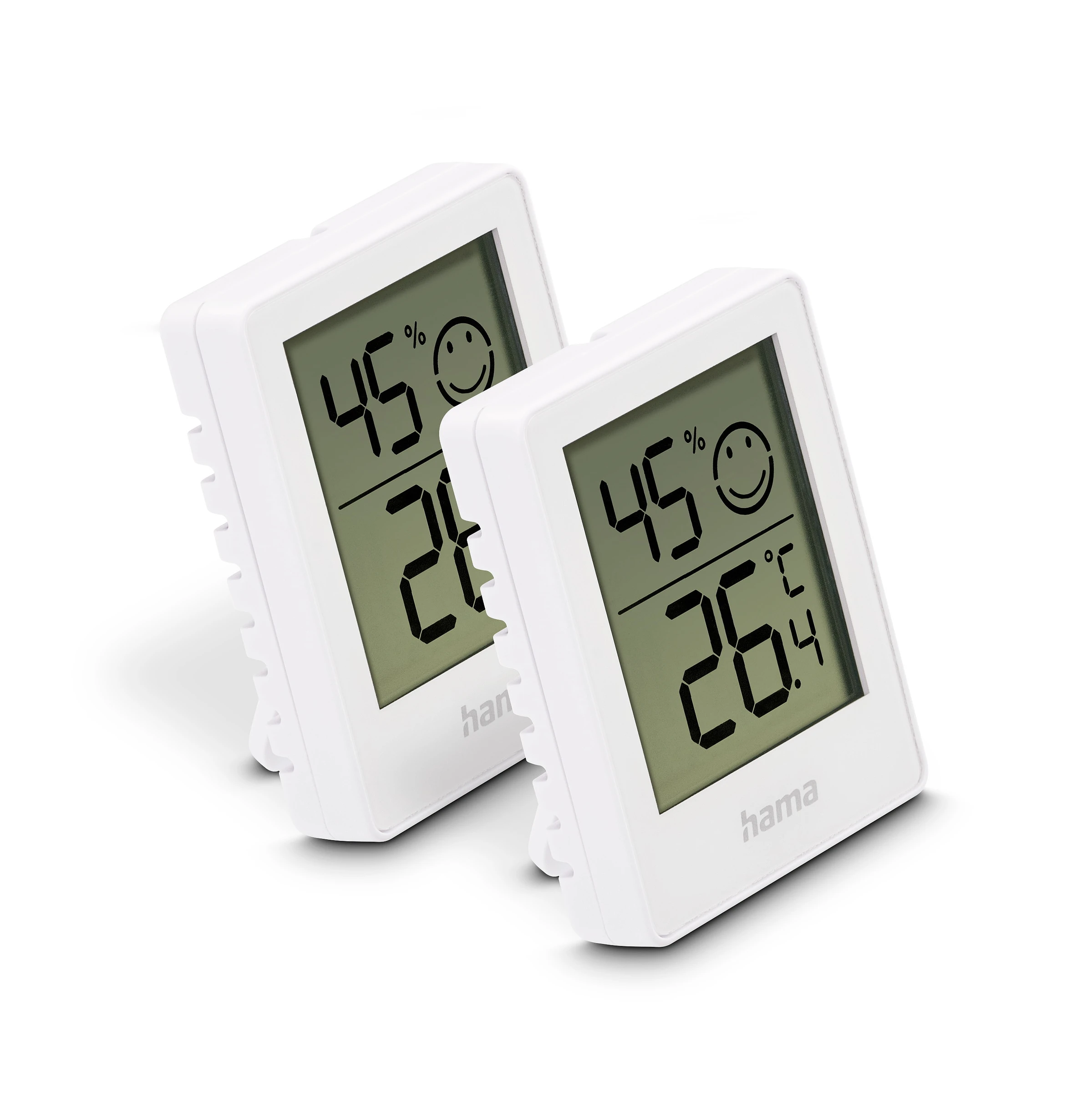 Hama Thermometer und Hygrometer'Baros'', digital, für innen, Weiß