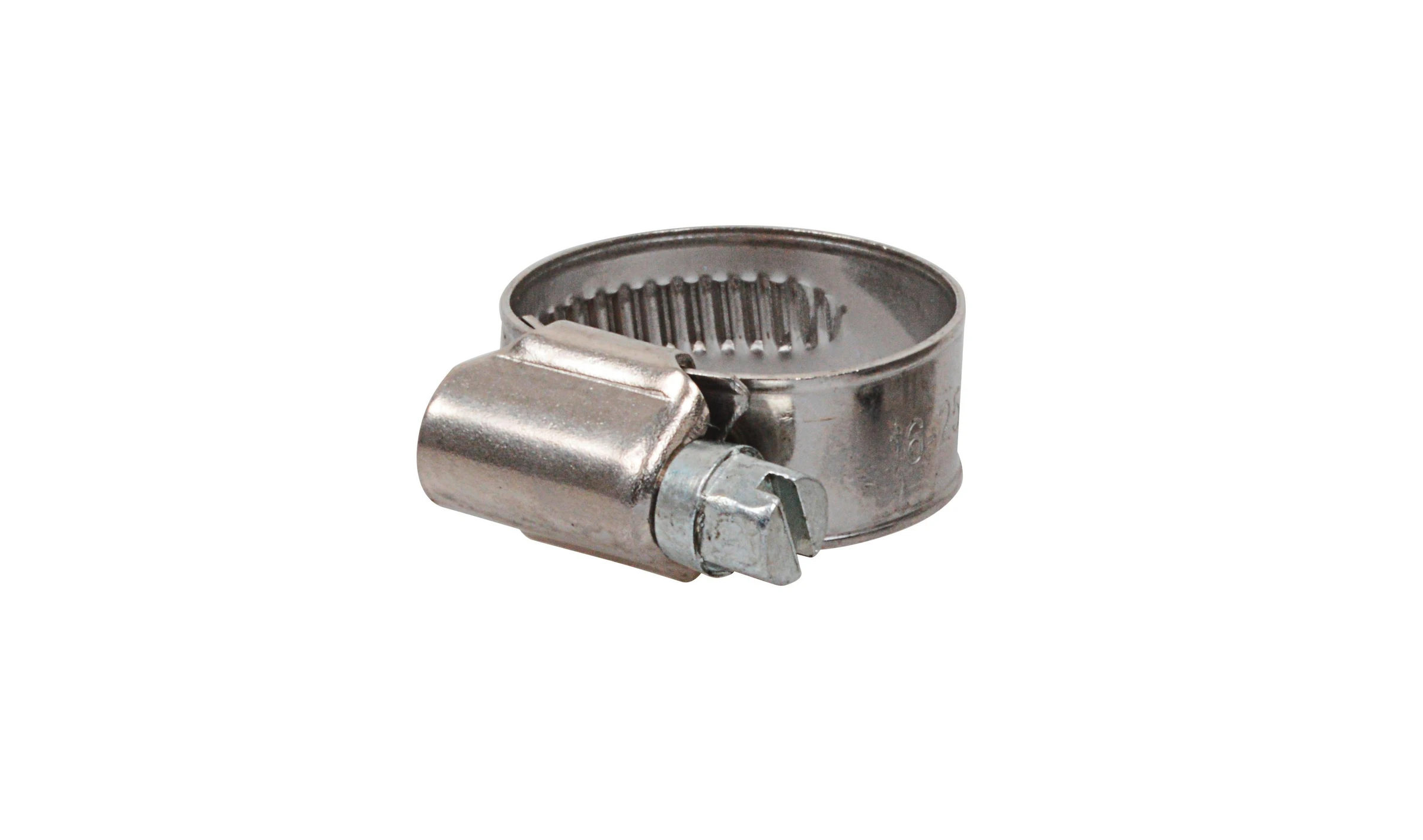 Schlauchklemme 12 mm, Edelstah l, Bandbreite 16 - 25 mm, für
