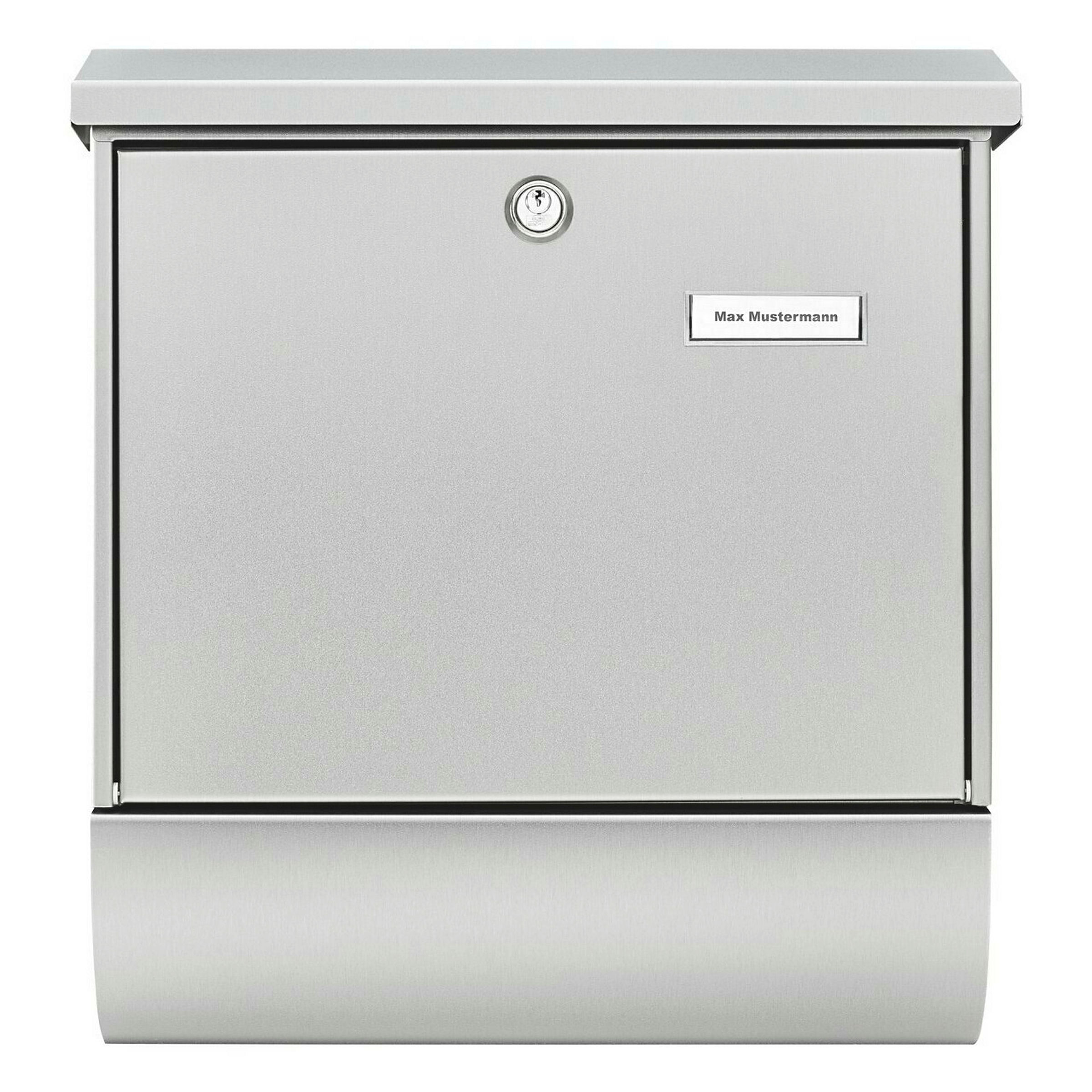 Edelstahl-Briefkasten Amrum-Set 38670 Ni