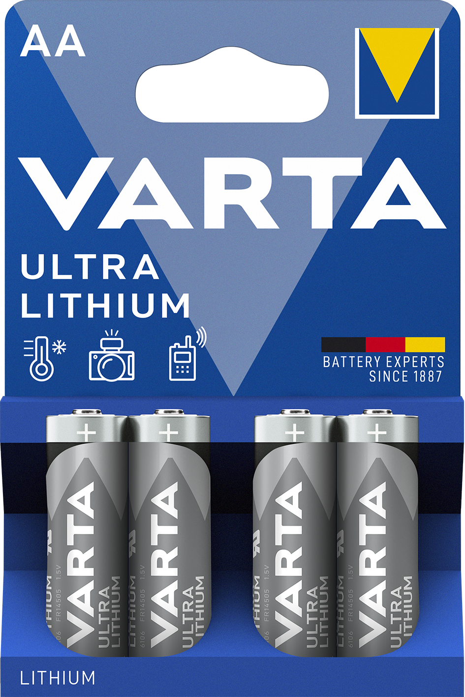 VARTA ULTRA LITHIUM AA Blister 4