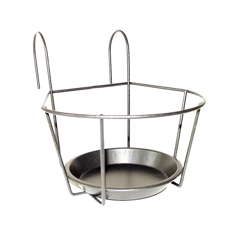 Balkonblumentopfhänger grau S