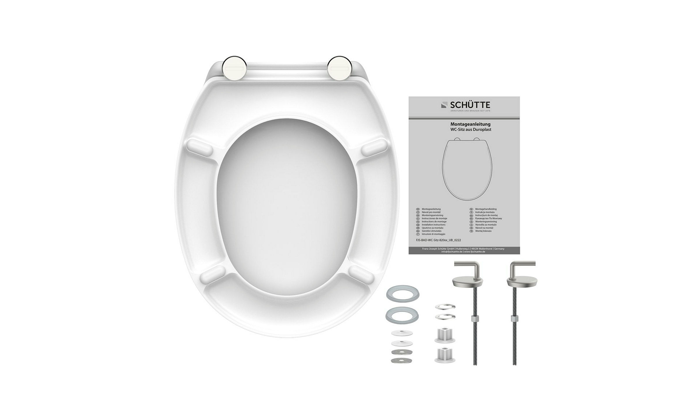 Duroplast WC-Sitz WHITE