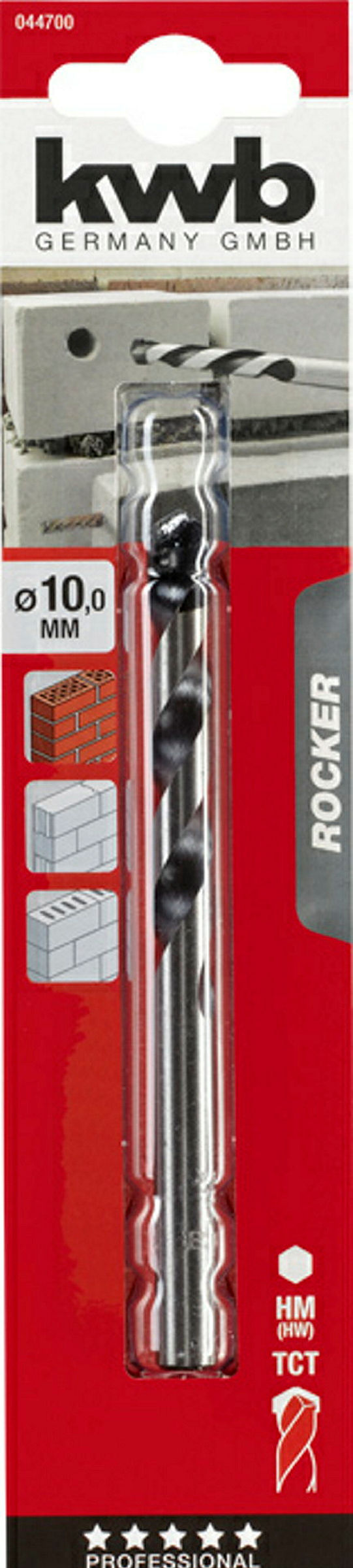 ROCKER® Beton- und Steinbohrer, ø 10.0 mm