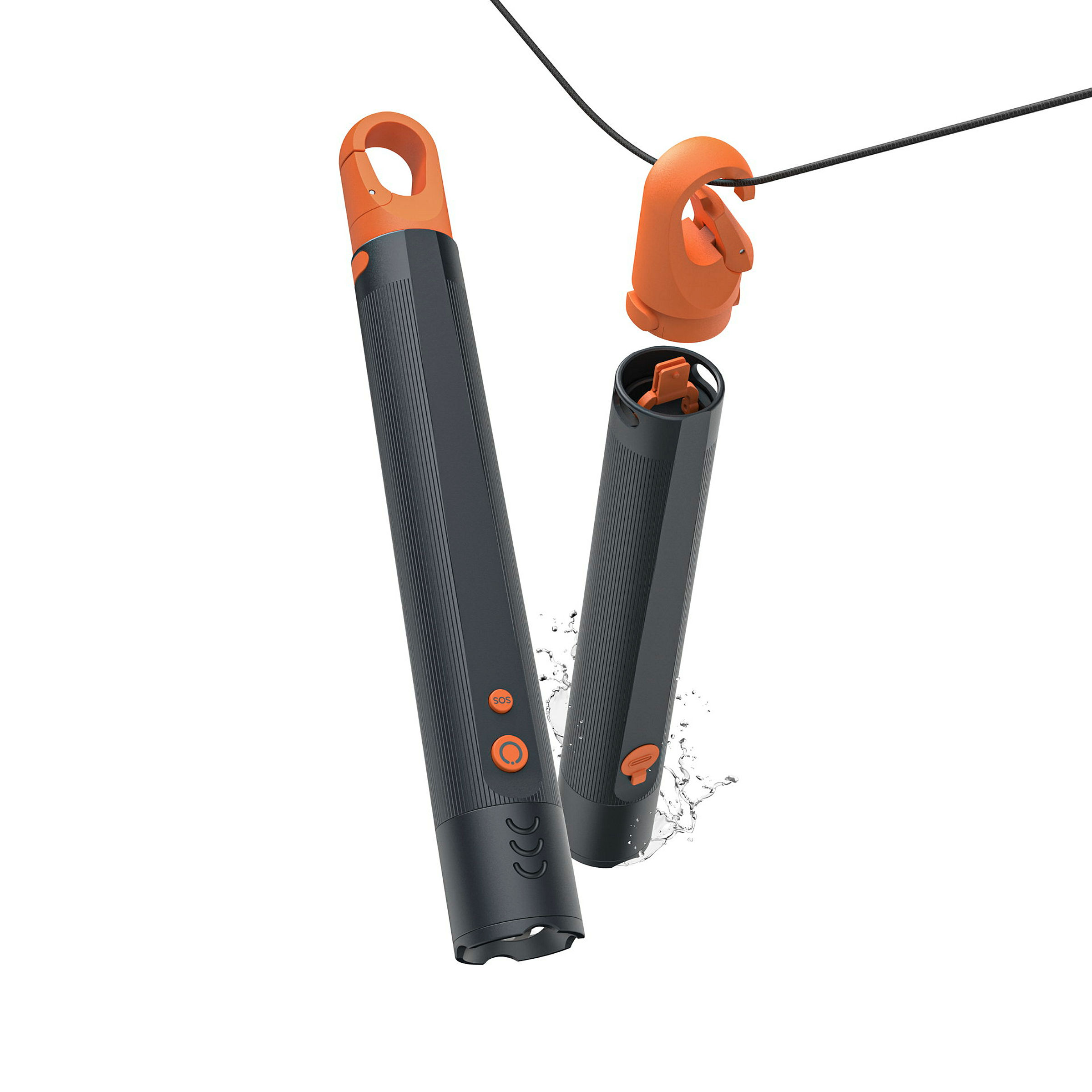 Hama LED-Taschenlampe ''FLX1200-C'', aufladbar, stoßfest, Alu