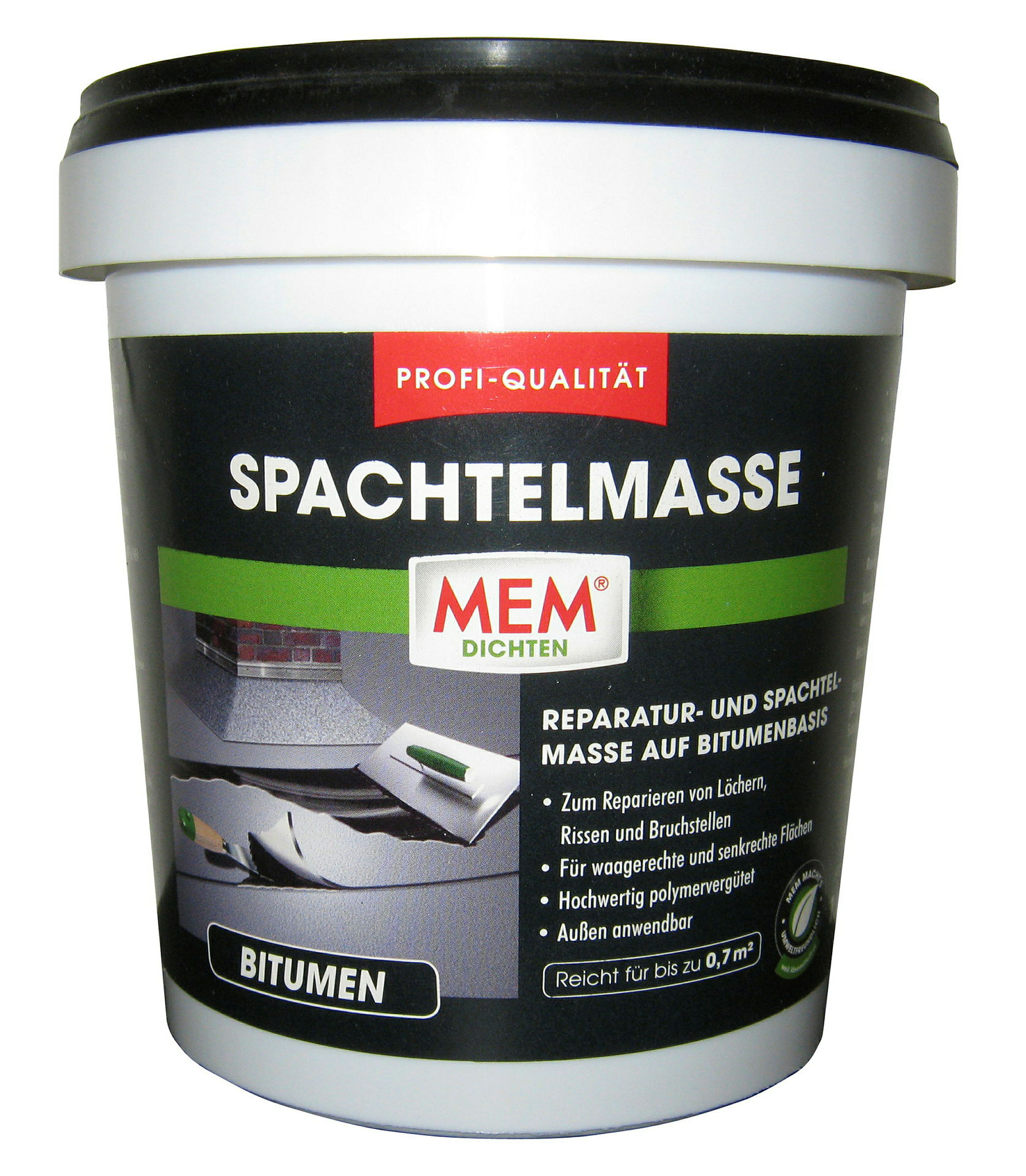 MEM Bitumen Spachtelmasse, 1 kg