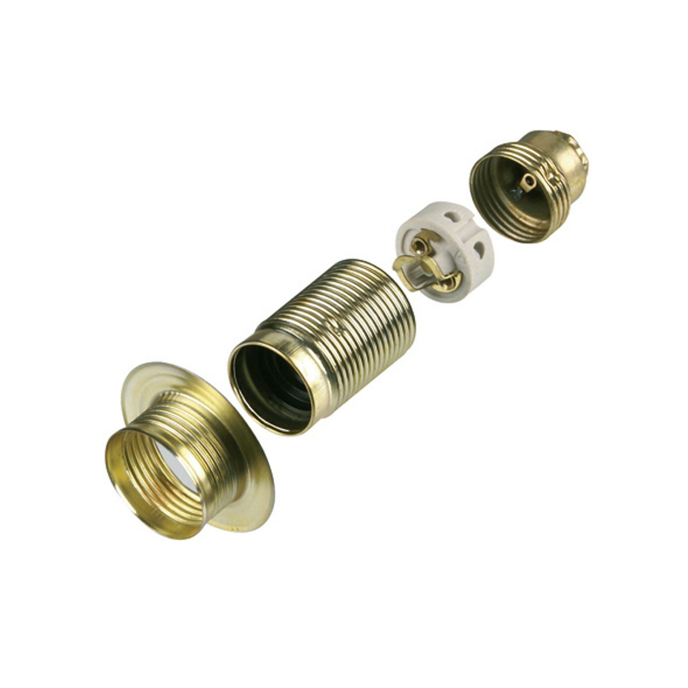 Fassung E 14 Metall
