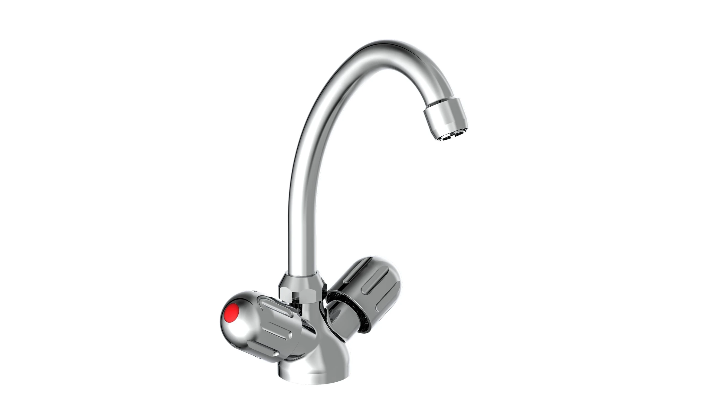 PERUZZI Spültischarmatur Niederdruck, Chrom