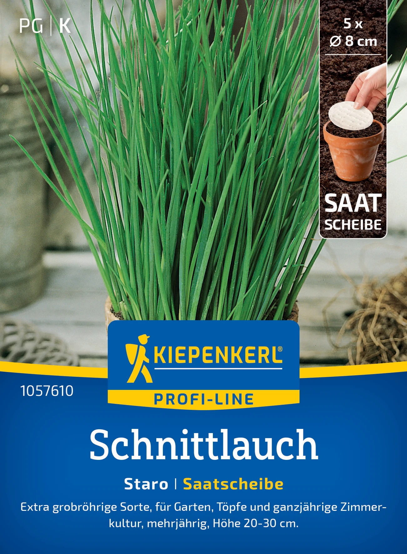 Kiepenkerl Schnittlauch Staro, Saatscheibe