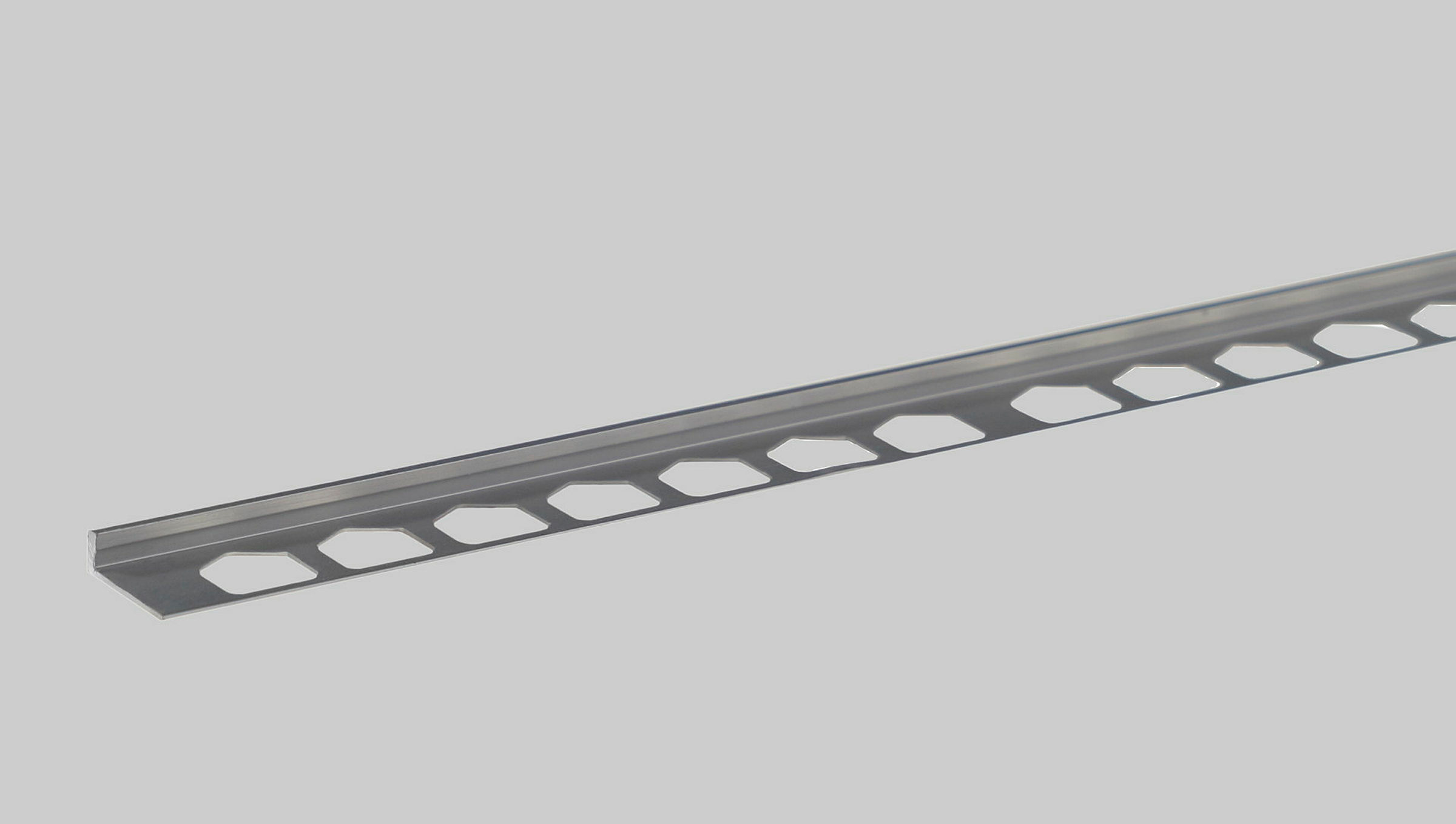 Fliesen-Abschlußprofil Alu silber 6 mm x 100cm
