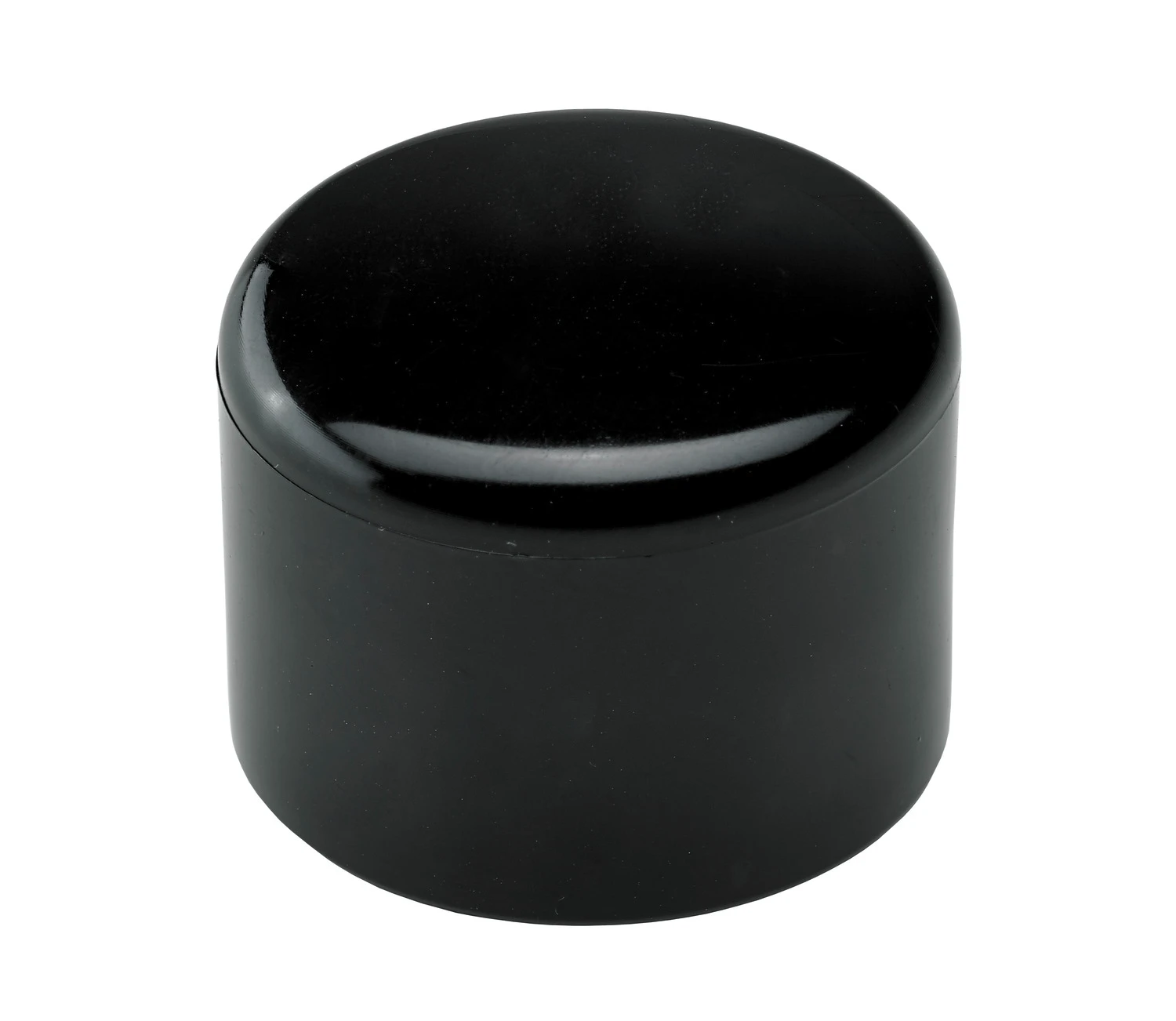 Fußkappe D30mm, schwarz 4 Stück