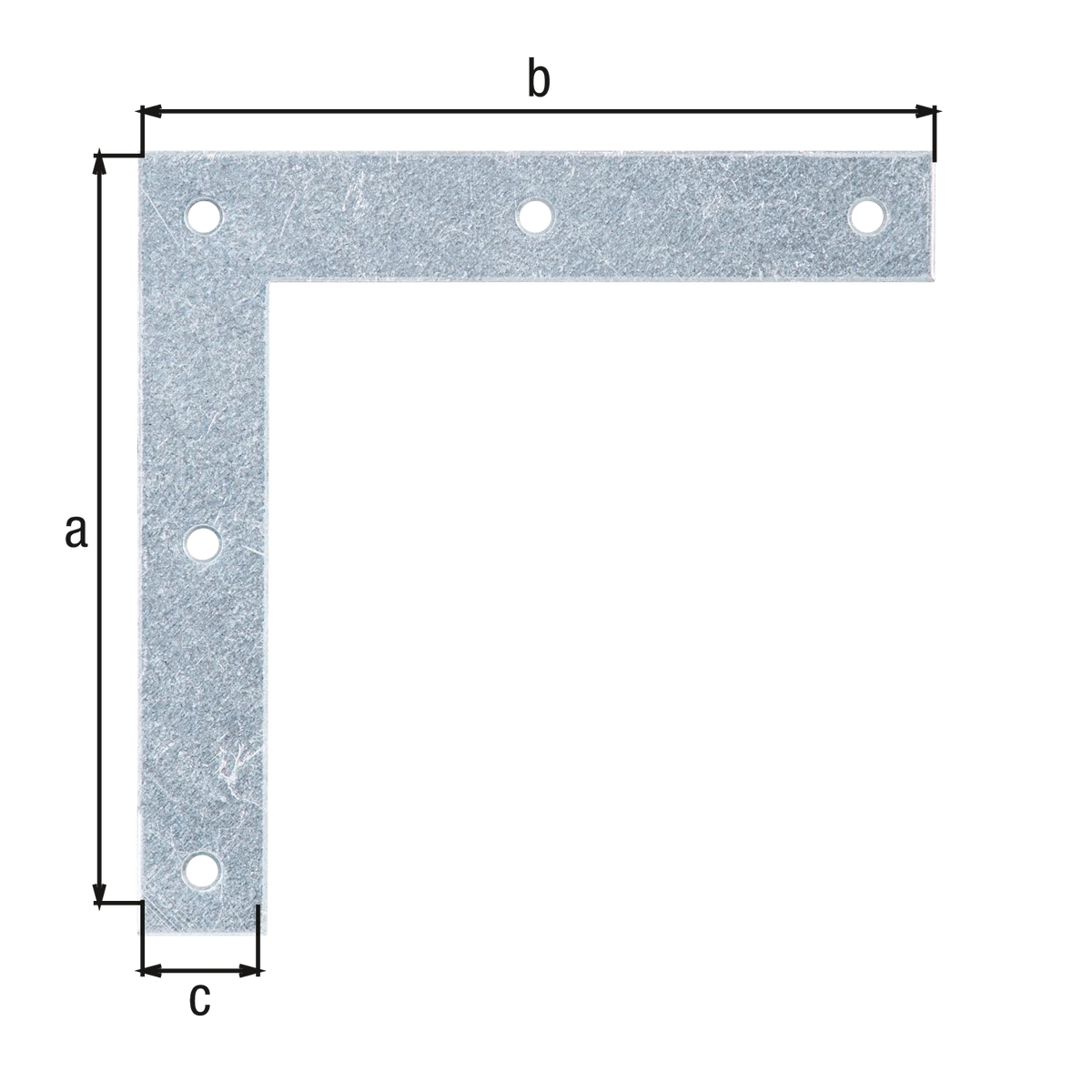 Möbelwinkel 100x100x15 sendzimirverzinkt