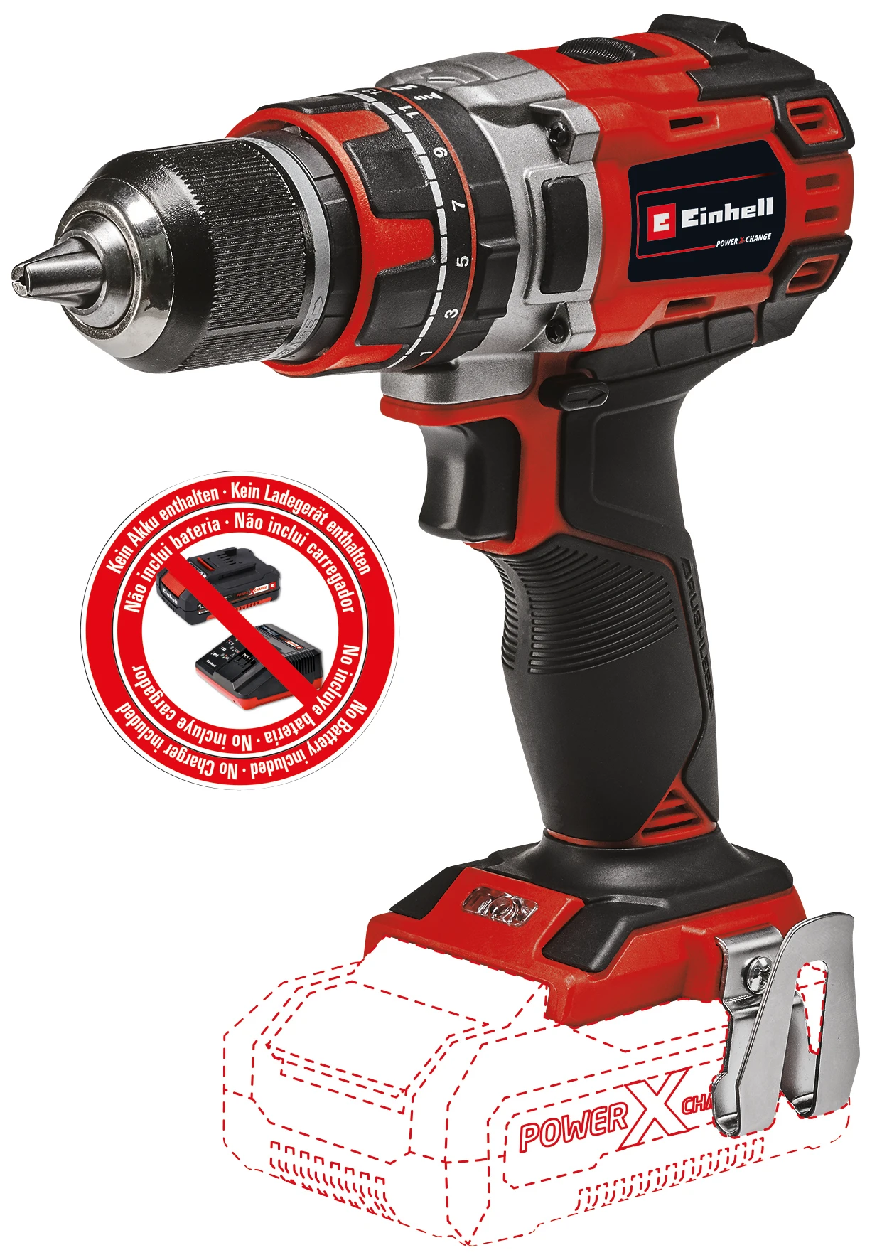 Einhell Professional TP-CD 18/50 Li-i BL-Solo Akku-Schlagbohrschrauber