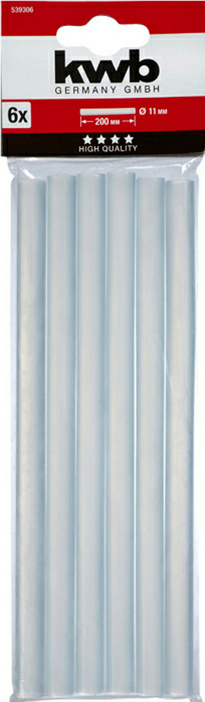 Klebesticks, Ø 11 mm x 200 mm, 6 Stk.