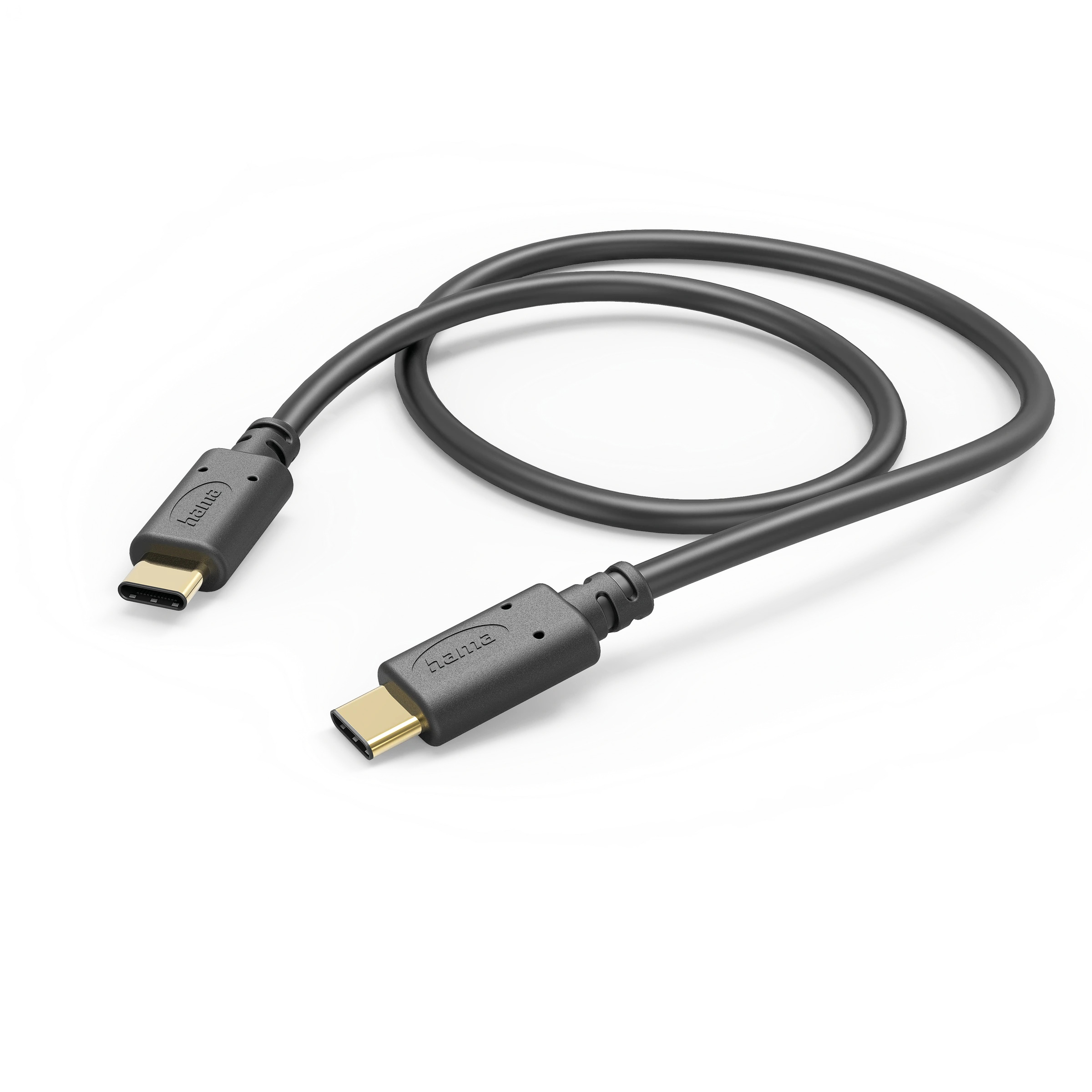 Hama Ladekabel, USB-C USB-C, 1,5 m, Schwarz