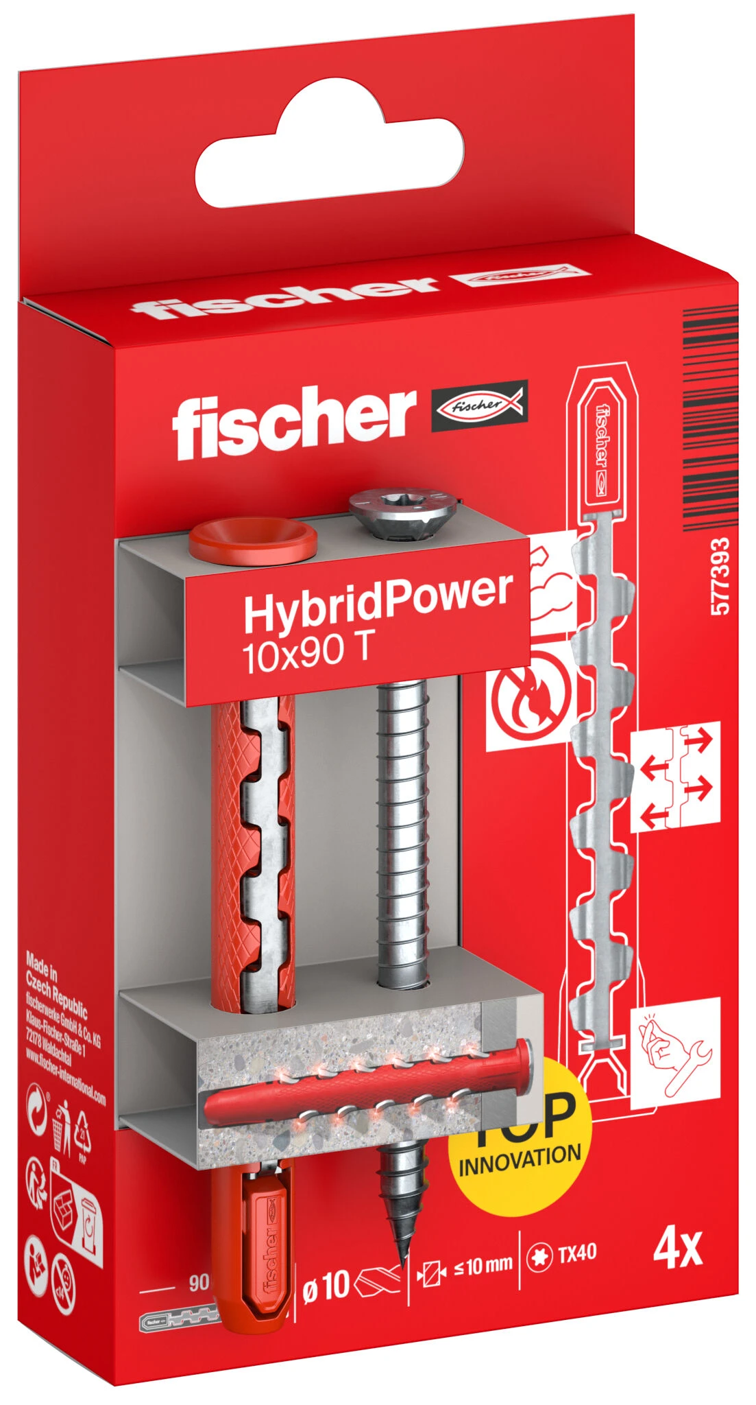 fischer HybridPower 10 x 90 T K