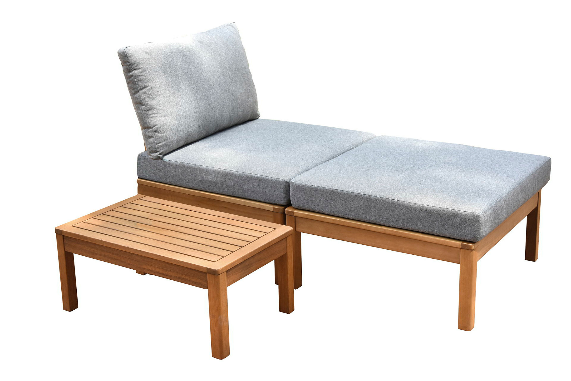 Ballina Gartenlounge,,Eukalyptus,Tisch, groß 72x72x3